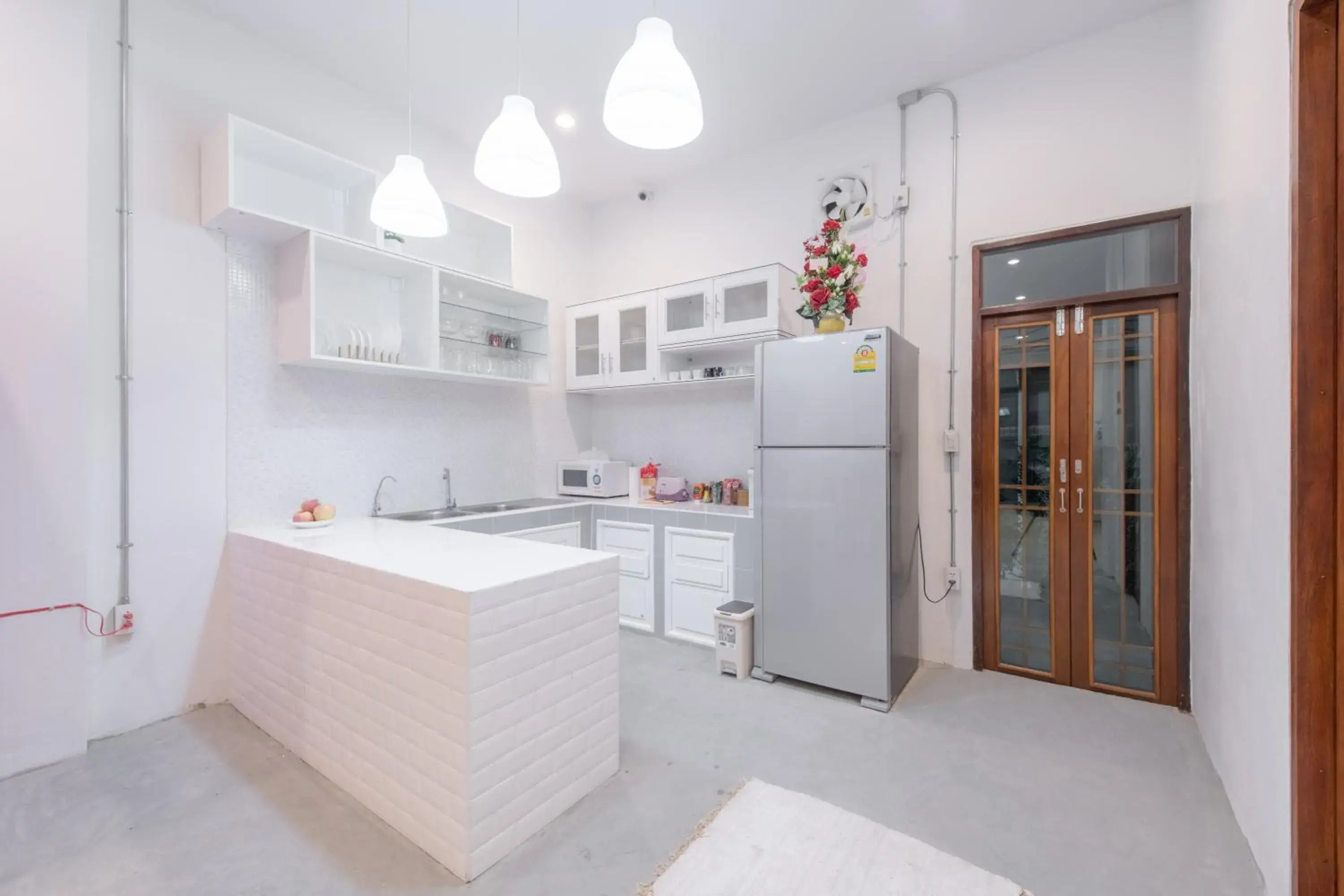 Decorative detail in Tiny Taladnoi Hostel Decorative detail in Tiny Taladnoi Hostel