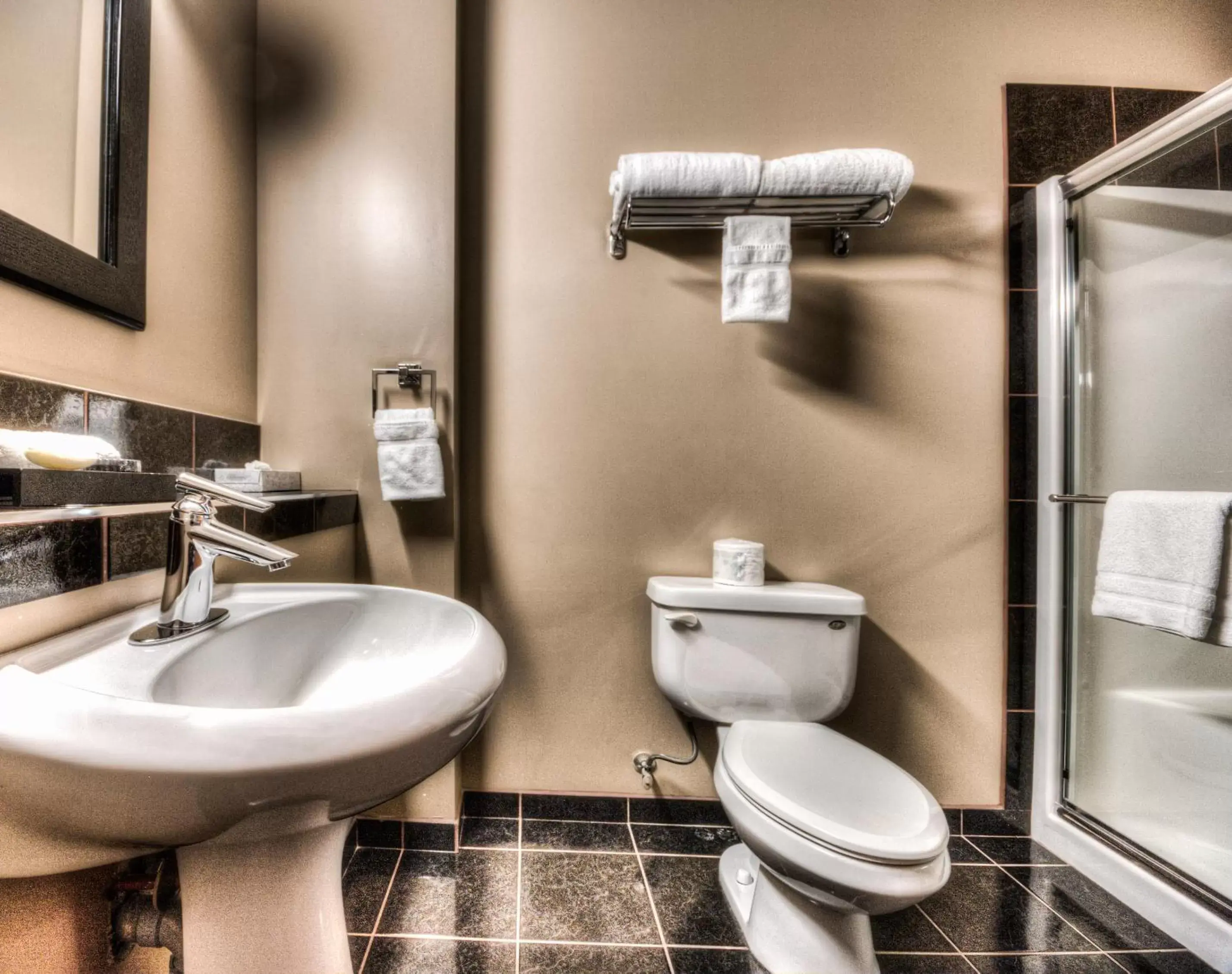 Bathroom in Podollan Inn & Spa - Grande Prairie