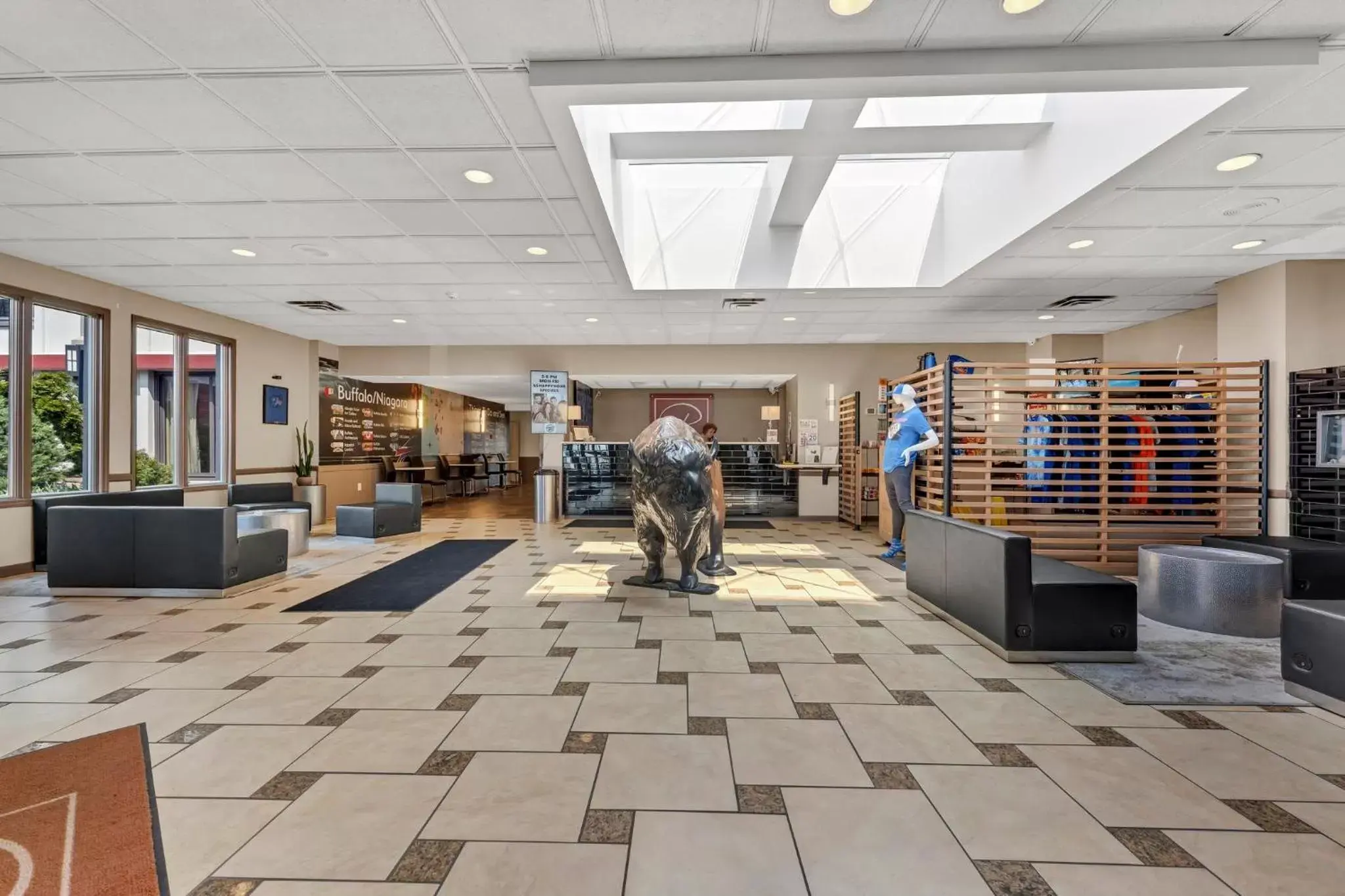 Lobby or reception, Lobby/Reception in Buffalo Airport Hotel