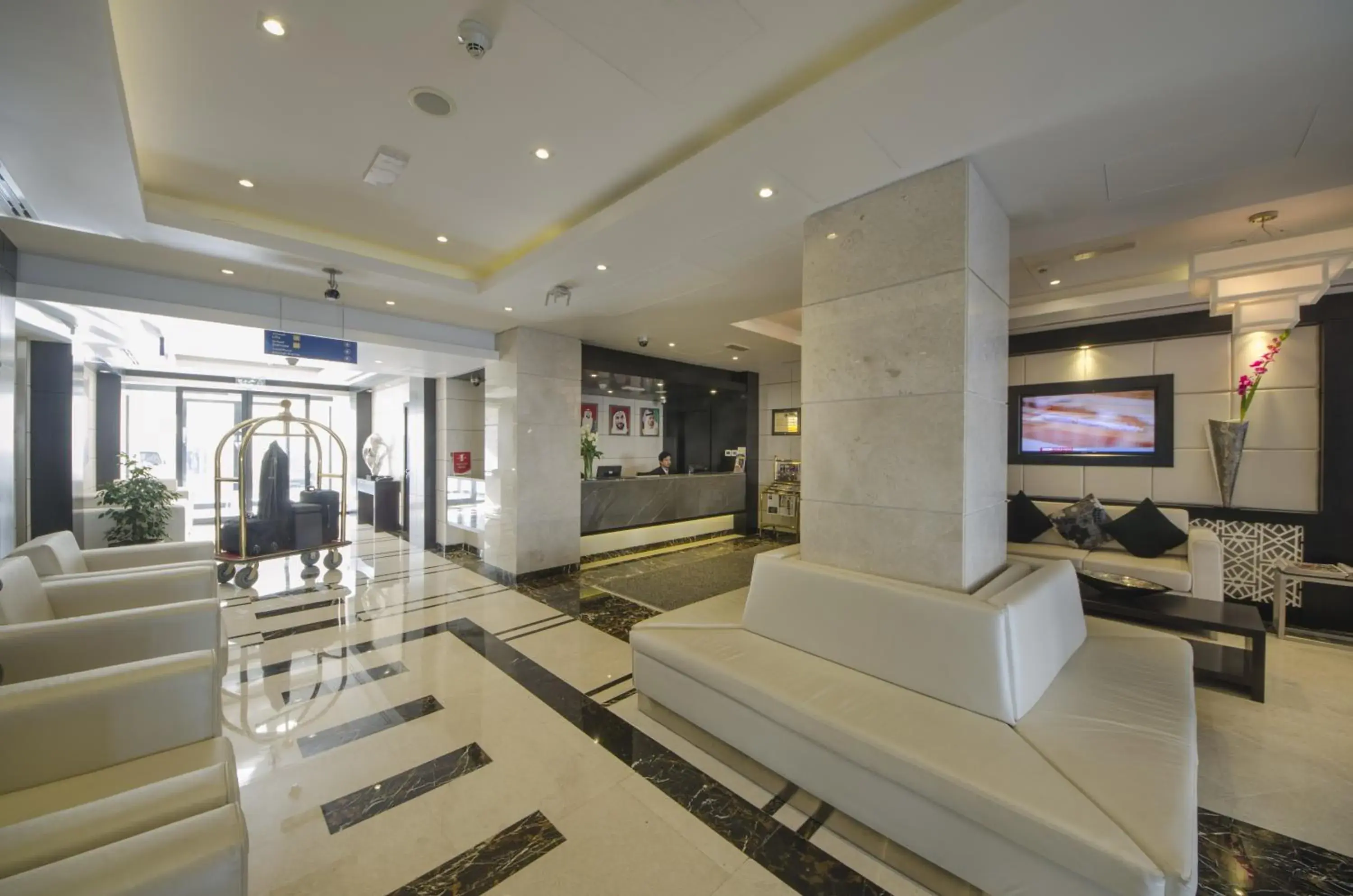 Lobby or reception in The Apartments, Dubai World Trade Centre Lobby or reception in The Apartments, Dubai World Trade Centre