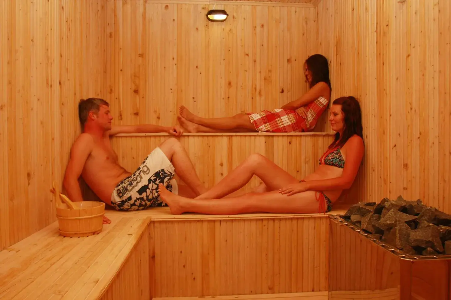 Sauna, Guests in Nevada Hotel & Spa