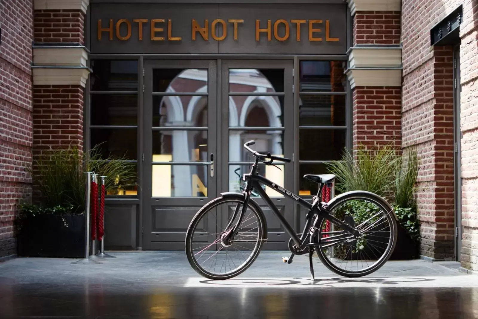 Cycling in Hotel Not Hotel Amsterdam