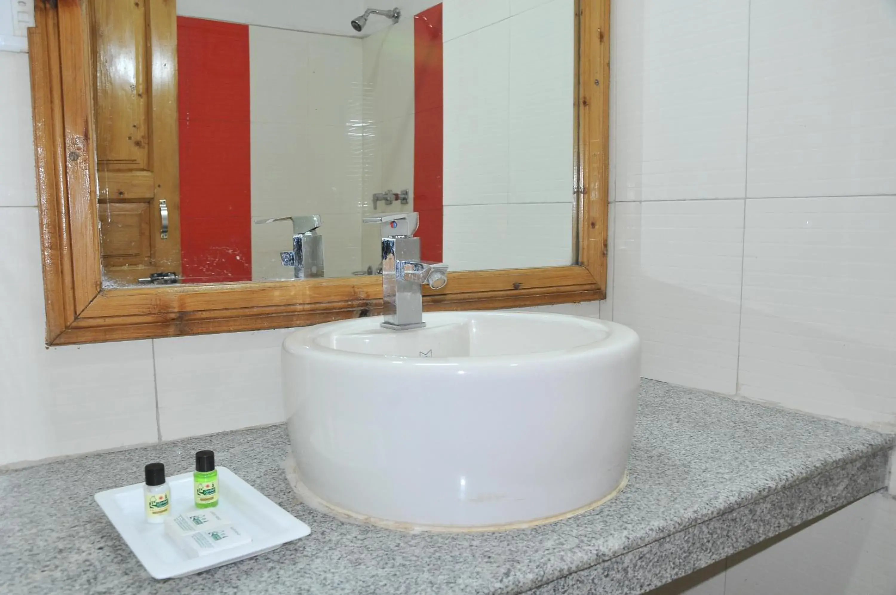 Bathroom in Sarthak Resorts-Reside in Nature with Best View, 9 kms from Mall Road Manali