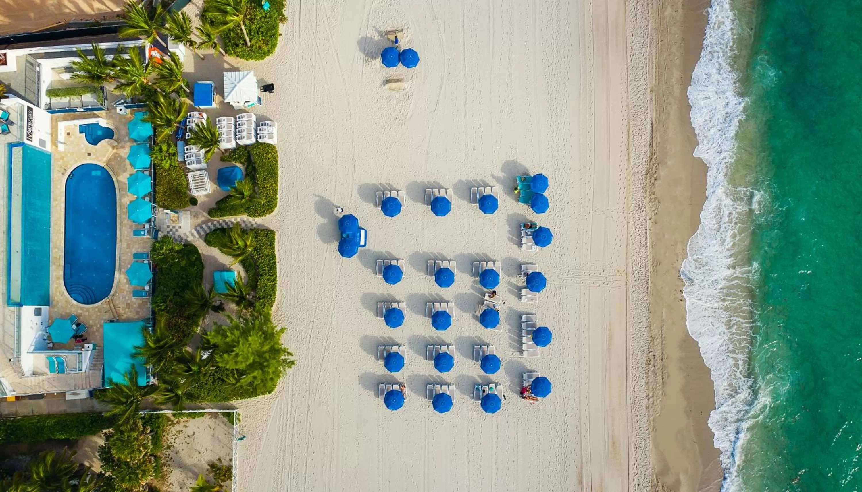 Bird's eye view, Bird's-eye View in Marenas Beach Resort