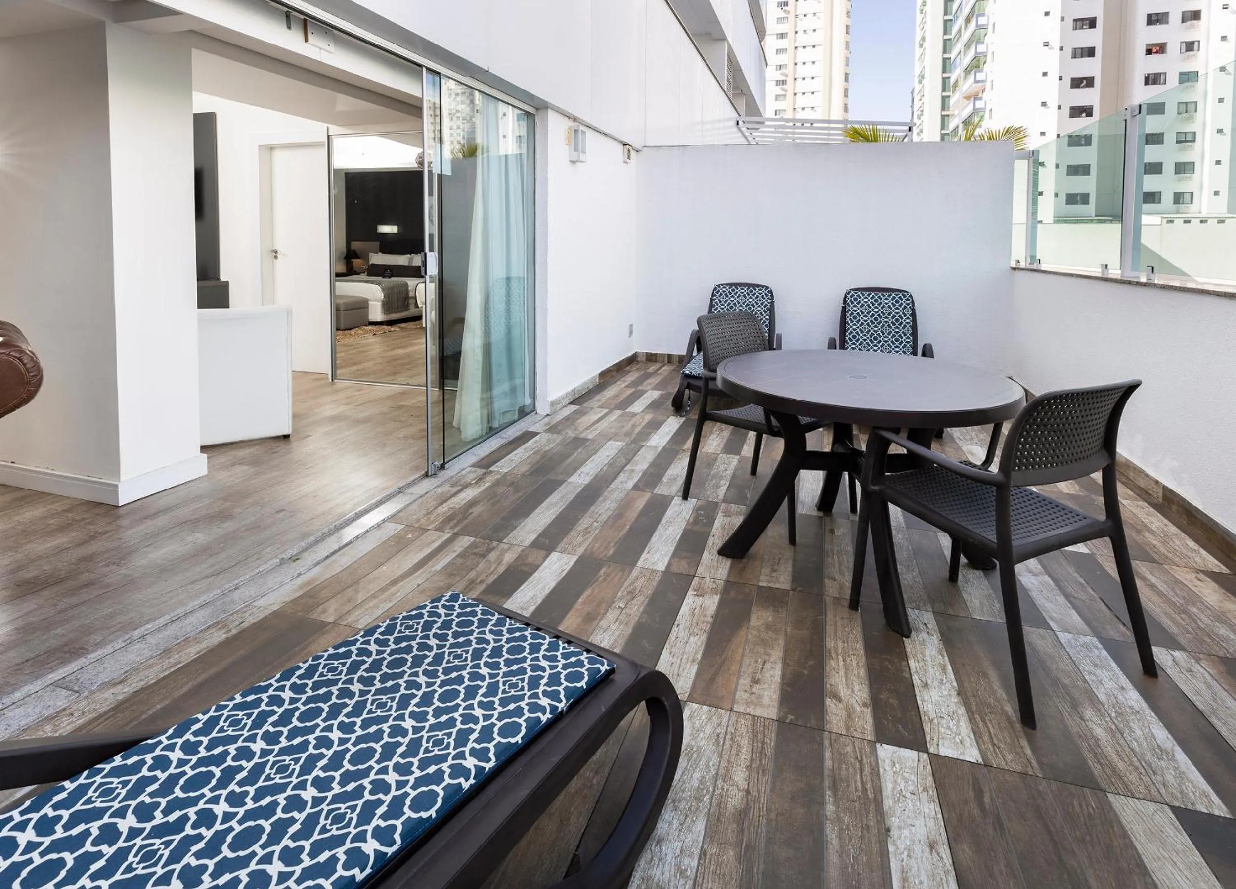 Balcony/Terrace in Hotel Sibara SPA & Convenções