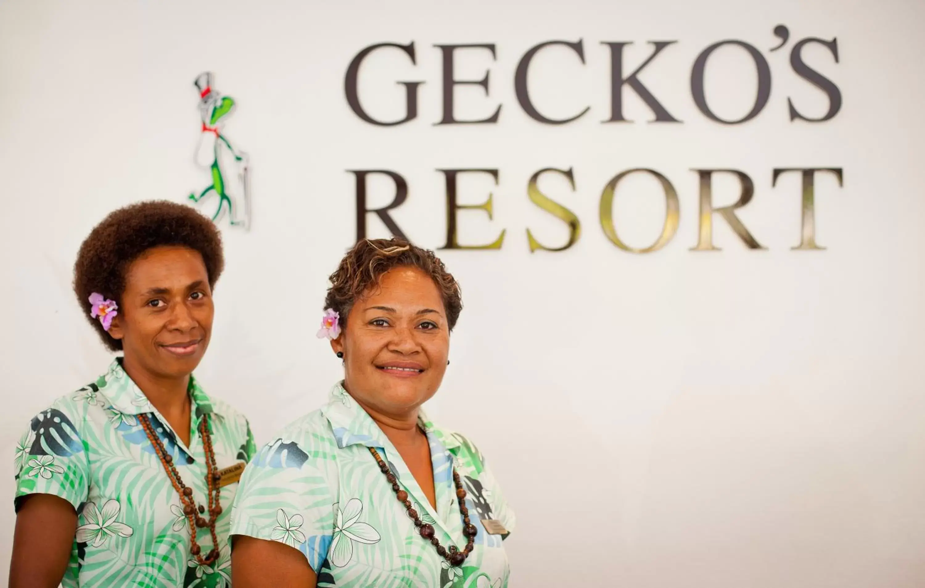 People in Gecko's Resort