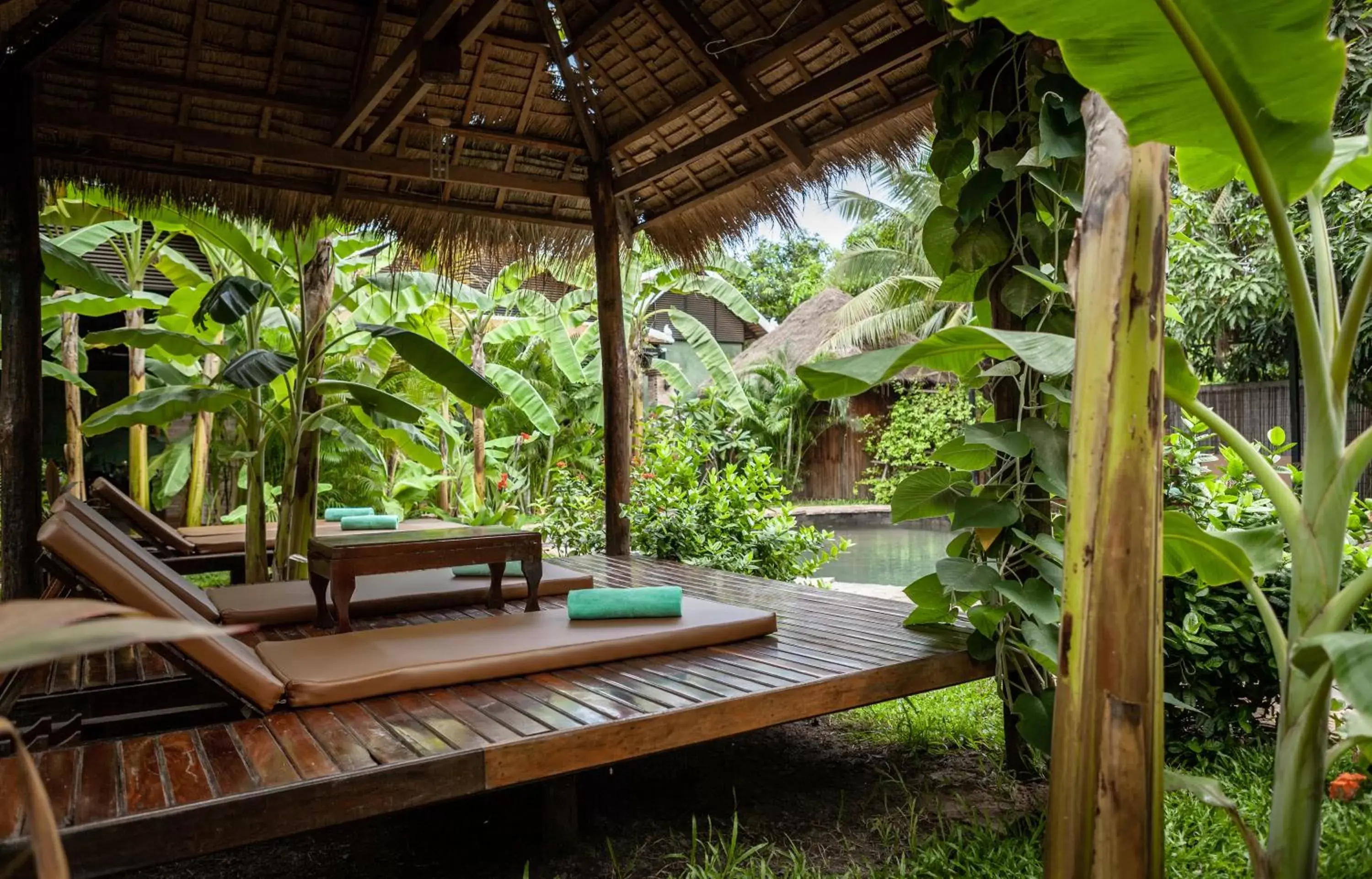 Swimming pool in Authentic Khmer Village Resort Swimming pool in Authentic Khmer Village Resort