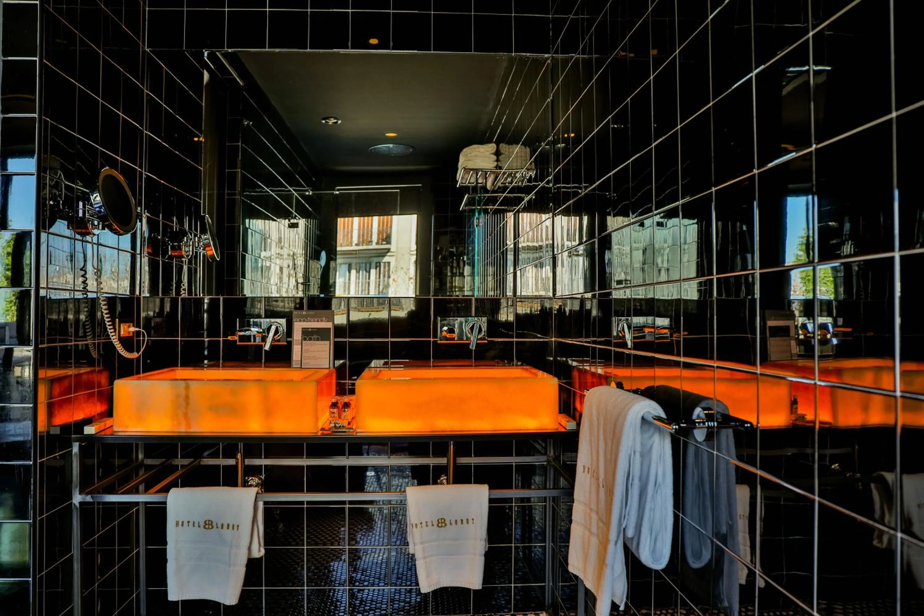 Bathroom in Hotel Lobby