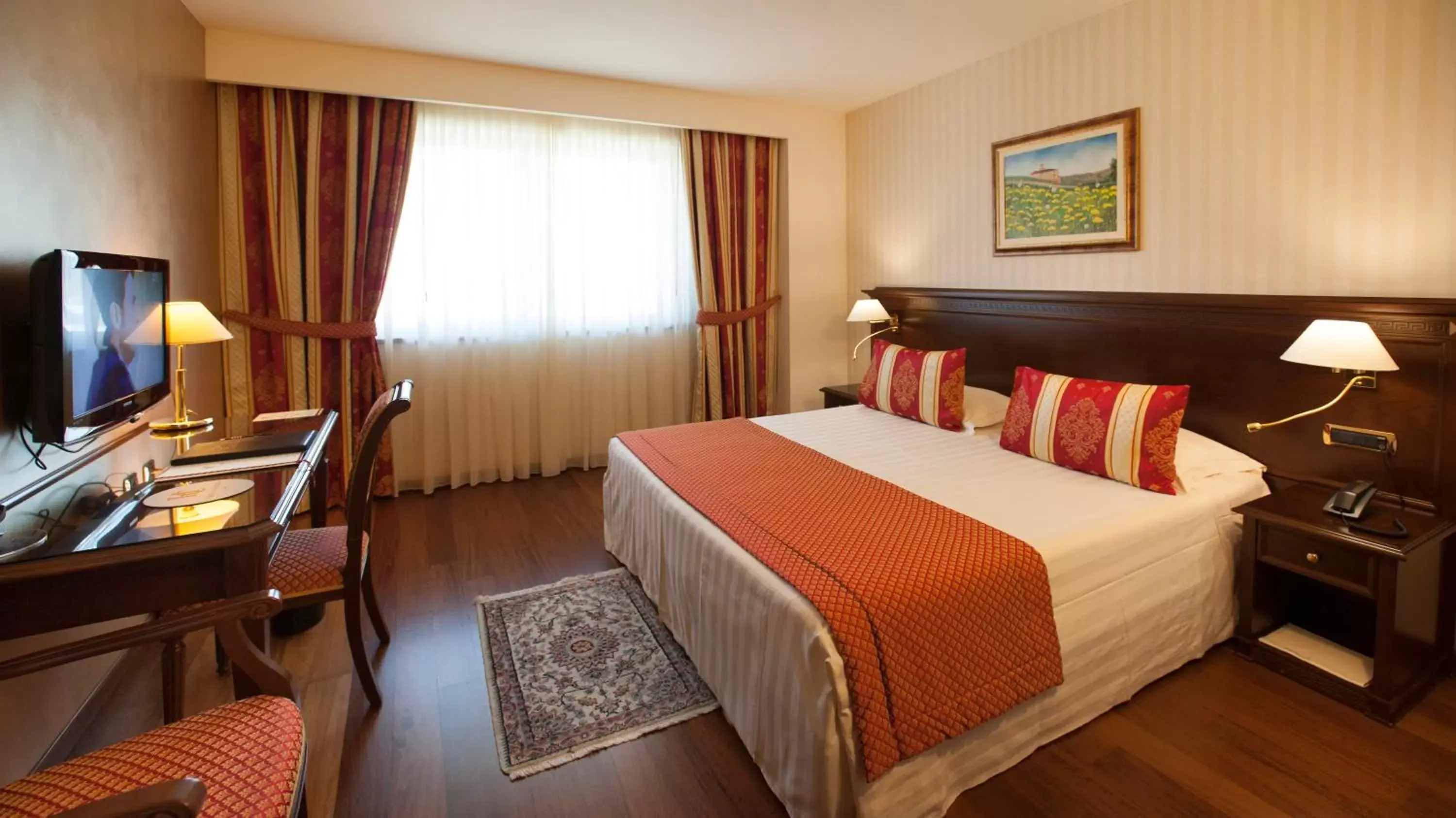 Bed in Hotel Calissano