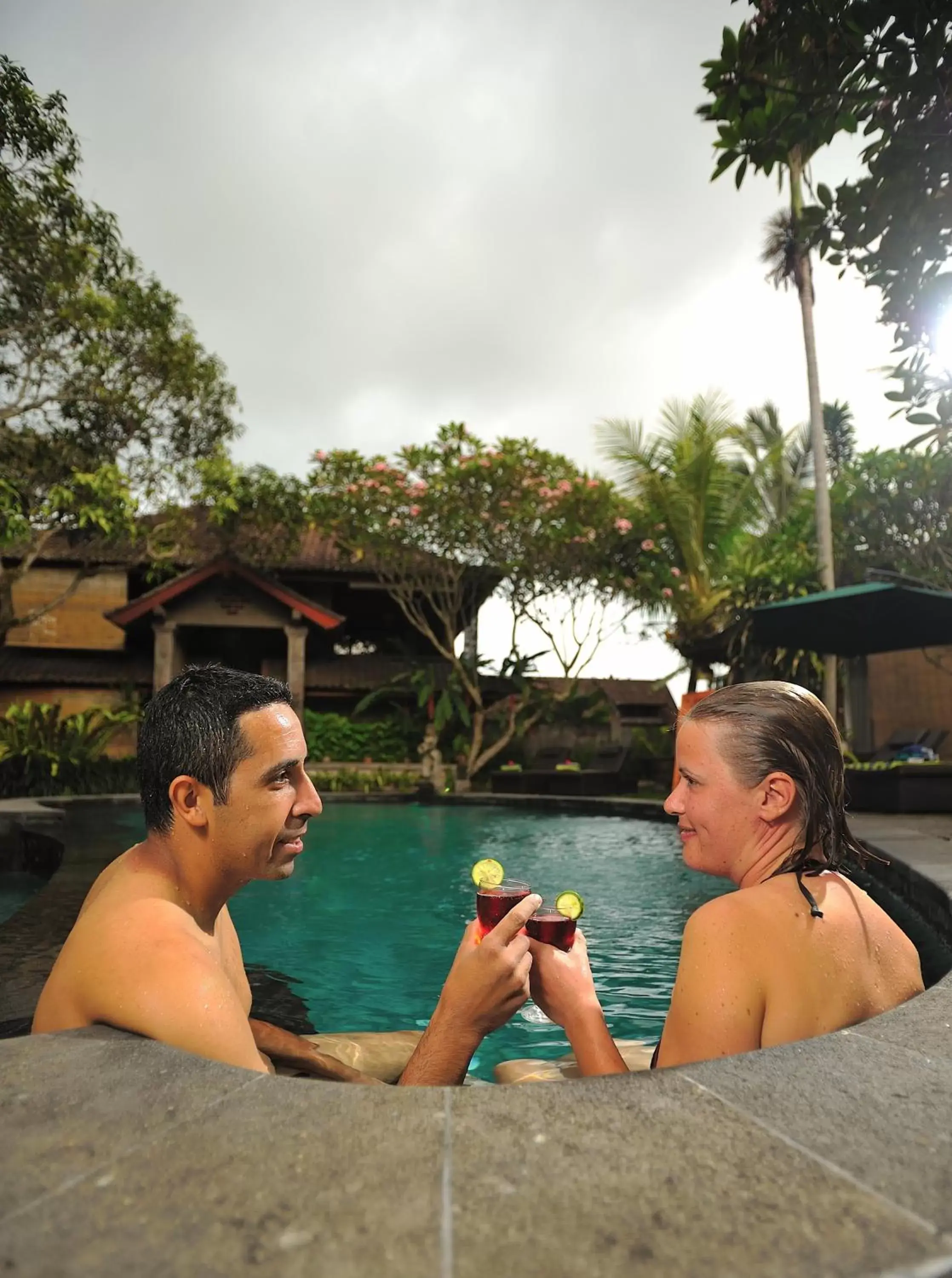 People, Swimming Pool in De Munut Balinese Resort