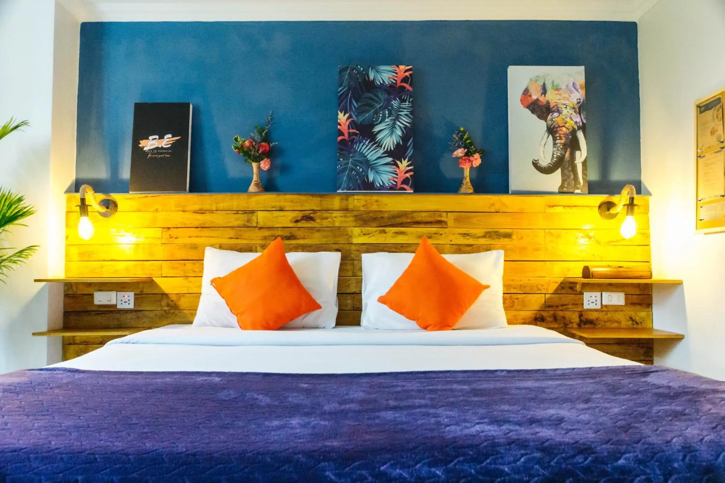 Bed in BH Baan Paradise Hotel Patong Bed in BH Baan Paradise Hotel Patong