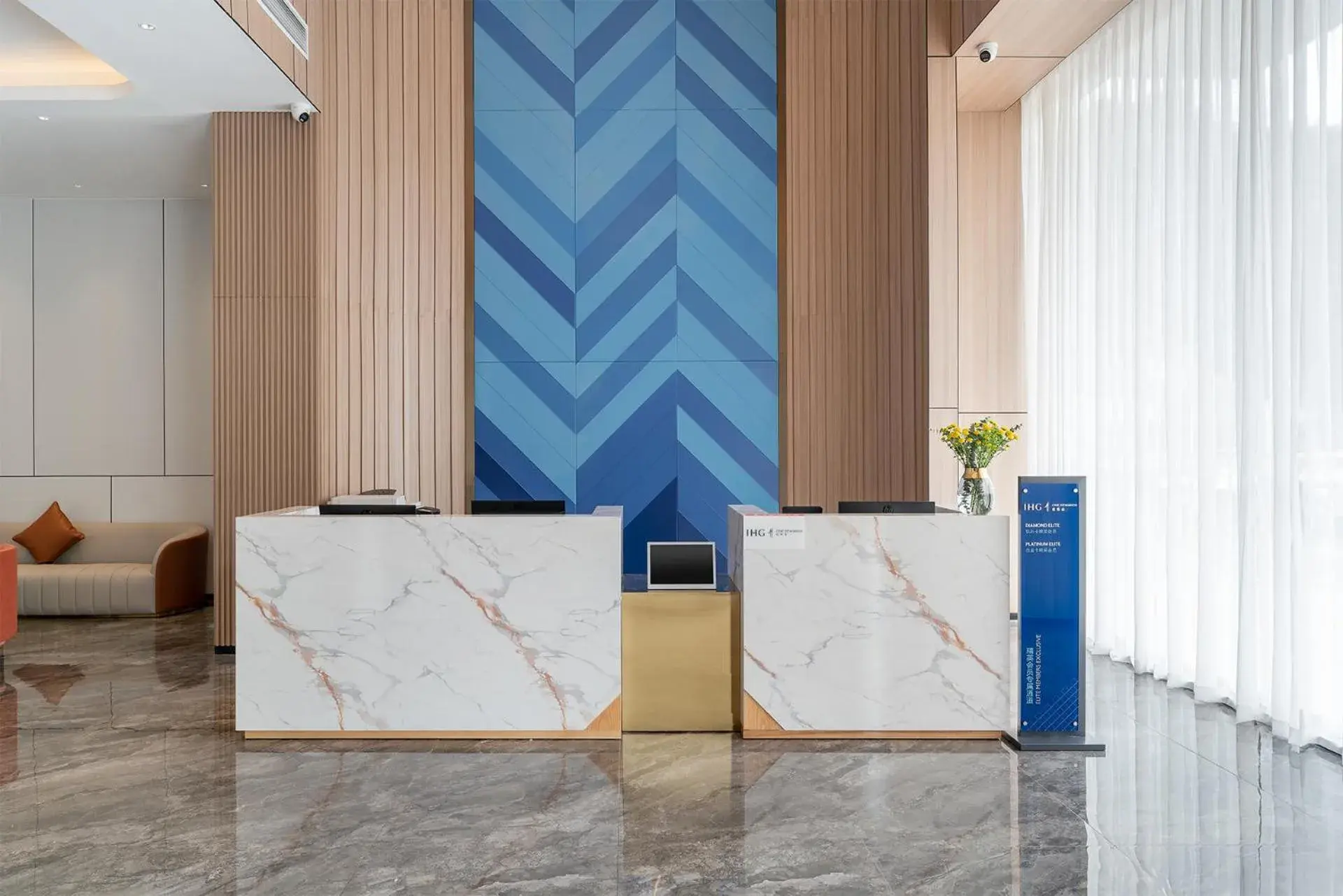 Lobby or reception in Holiday Inn Express Nanning Convention&Exhibition Lobby or reception in Holiday Inn Express Nanning Convention&Exhibition