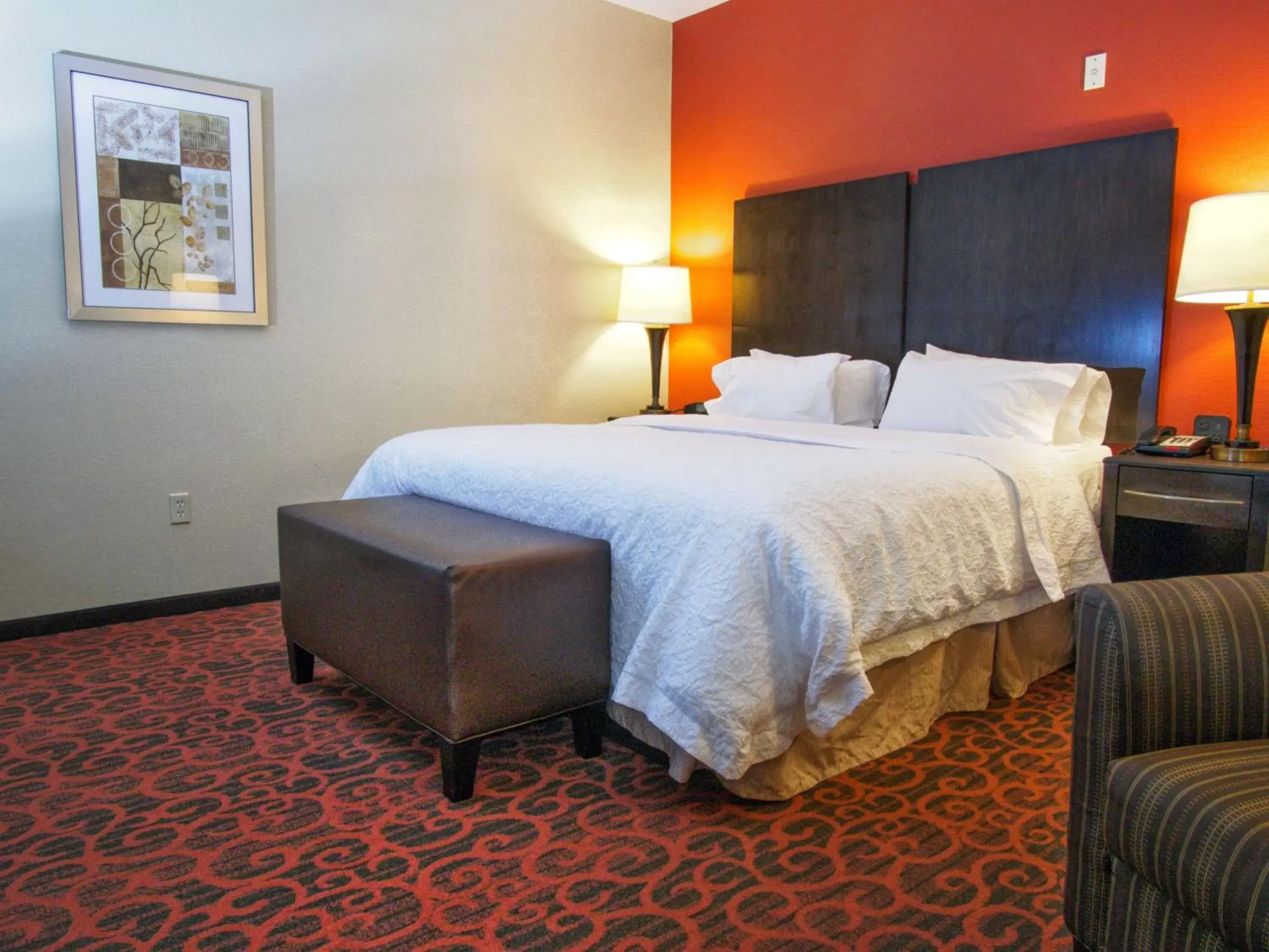 Living room, Bed in Hampton Inn & Suites Elk City