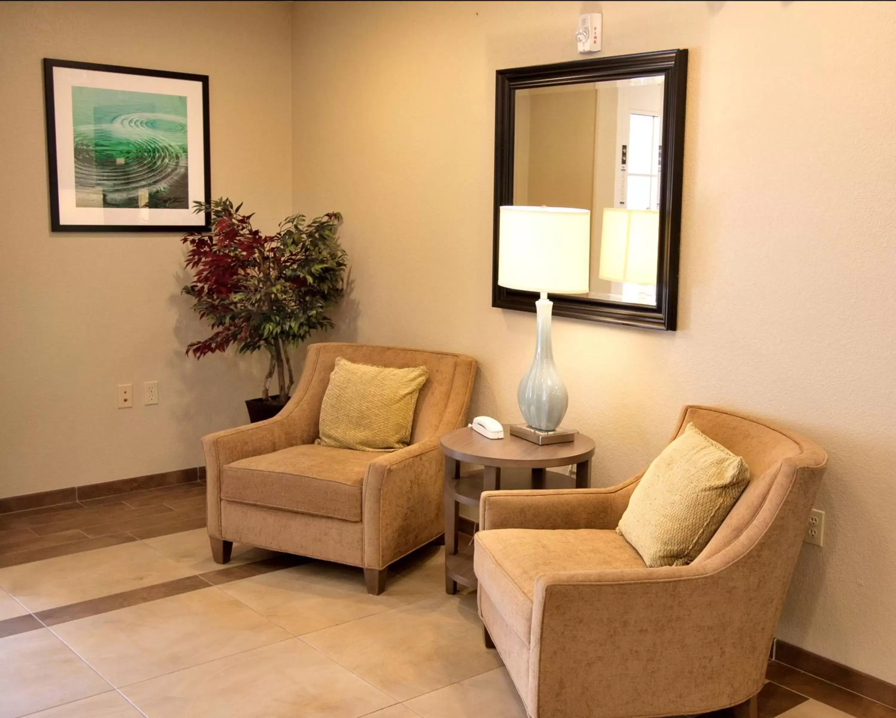 Lobby or reception, Seating Area in Candlewood Suites Alexandria, an IHG Hotel
