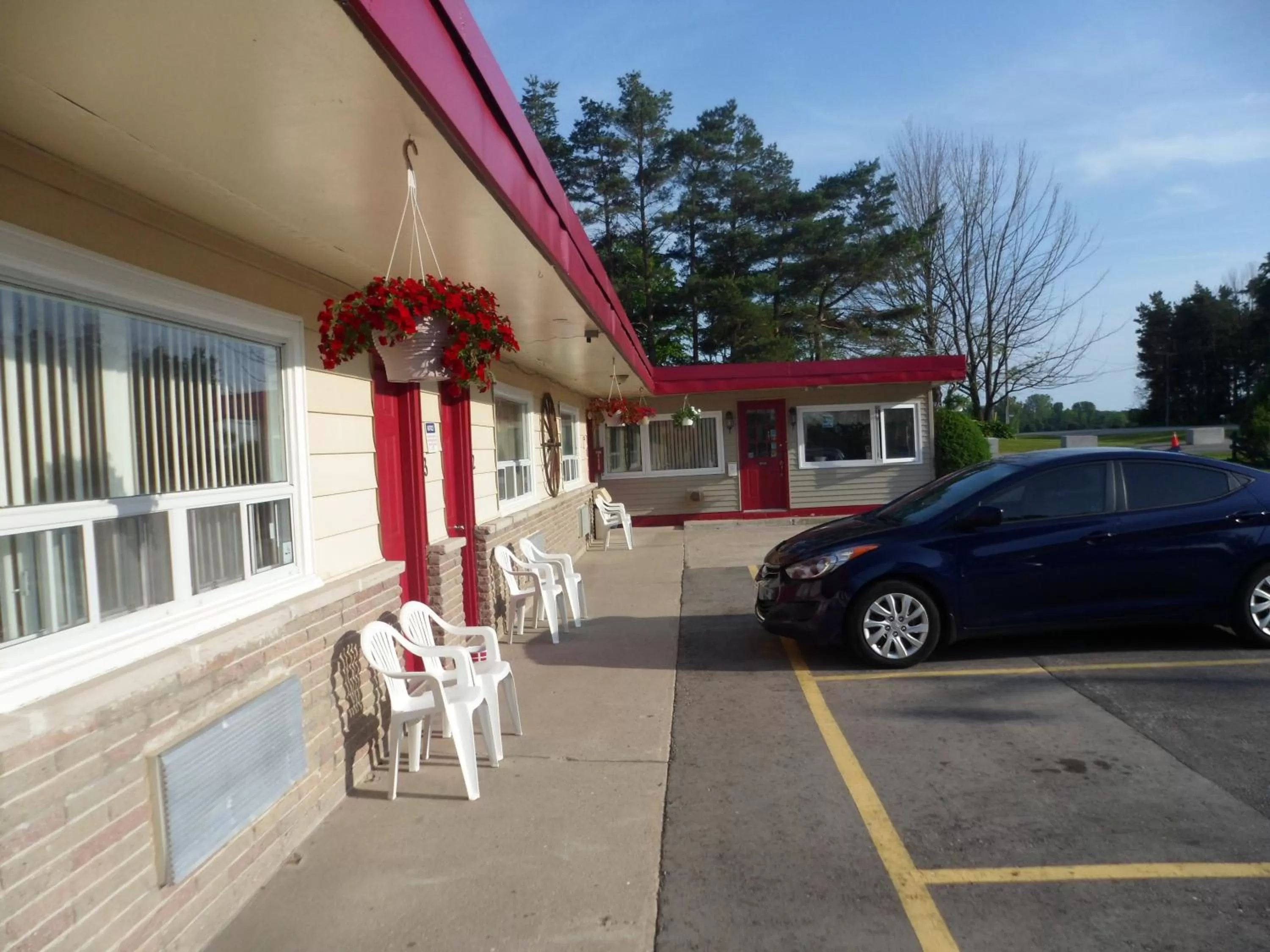 Property building in The Silver Birch Motel
