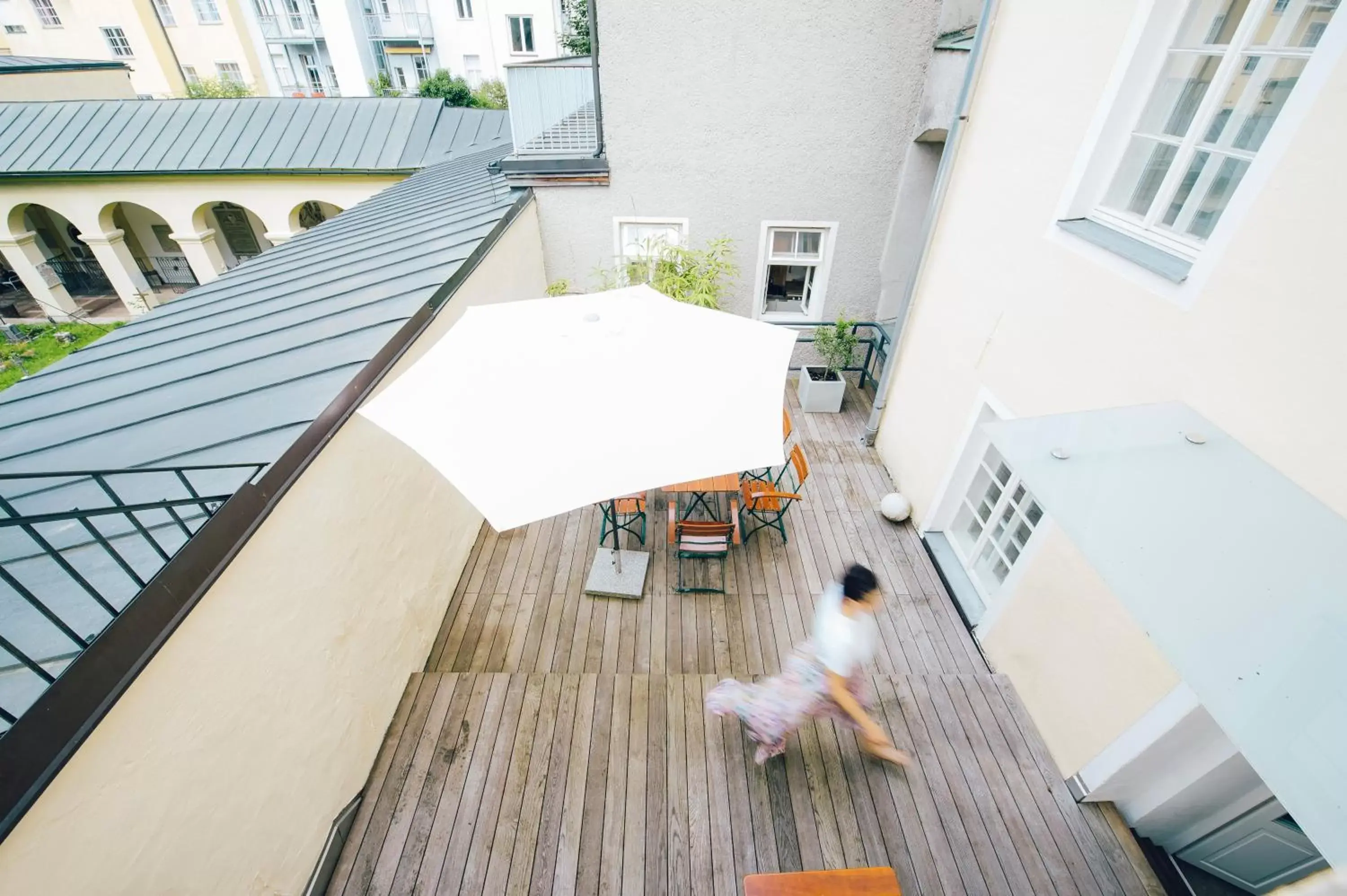 Balcony/Terrace in Boutiquehotel Amadeus