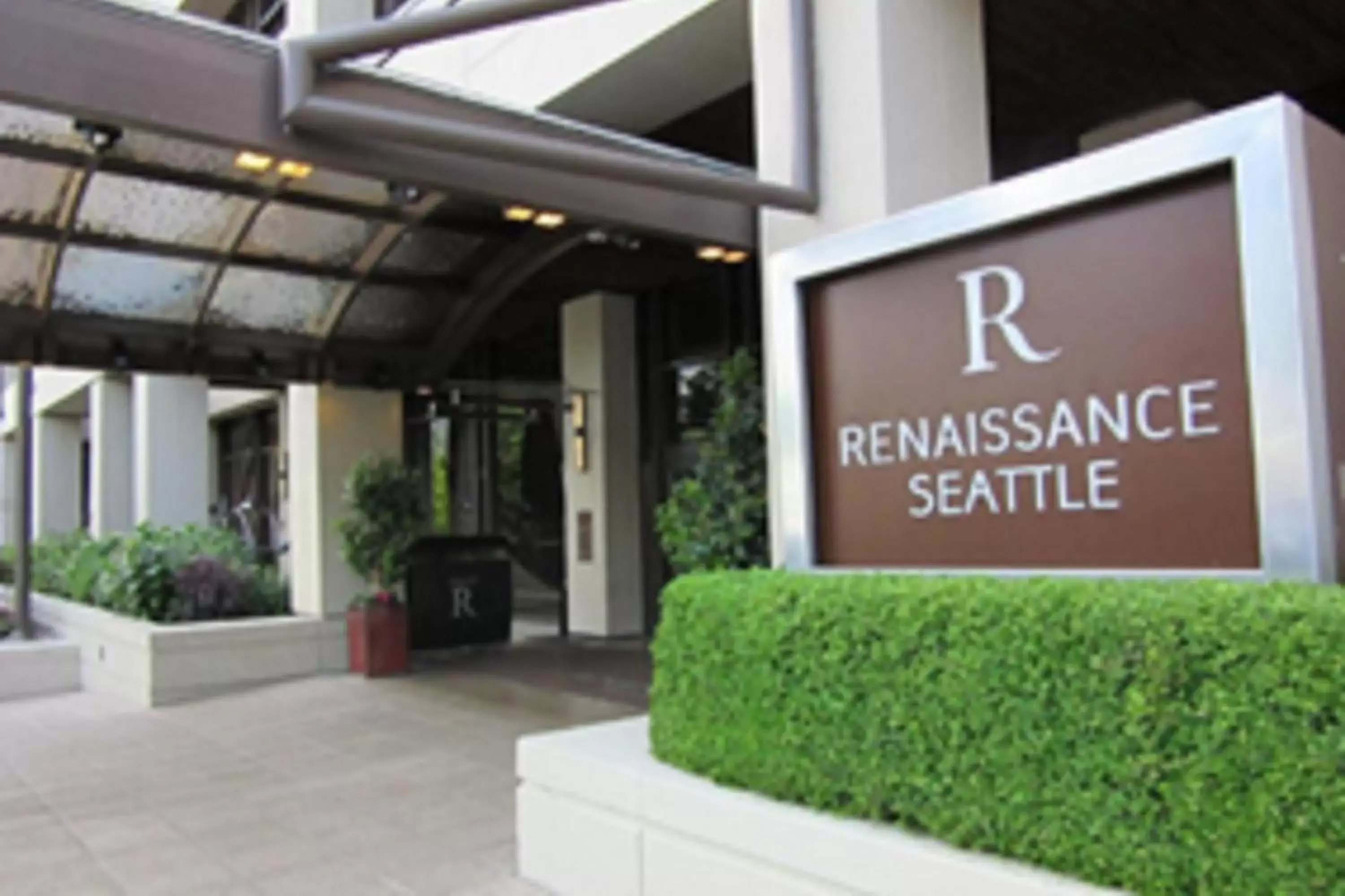 Property building in Renaissance Seattle Hotel