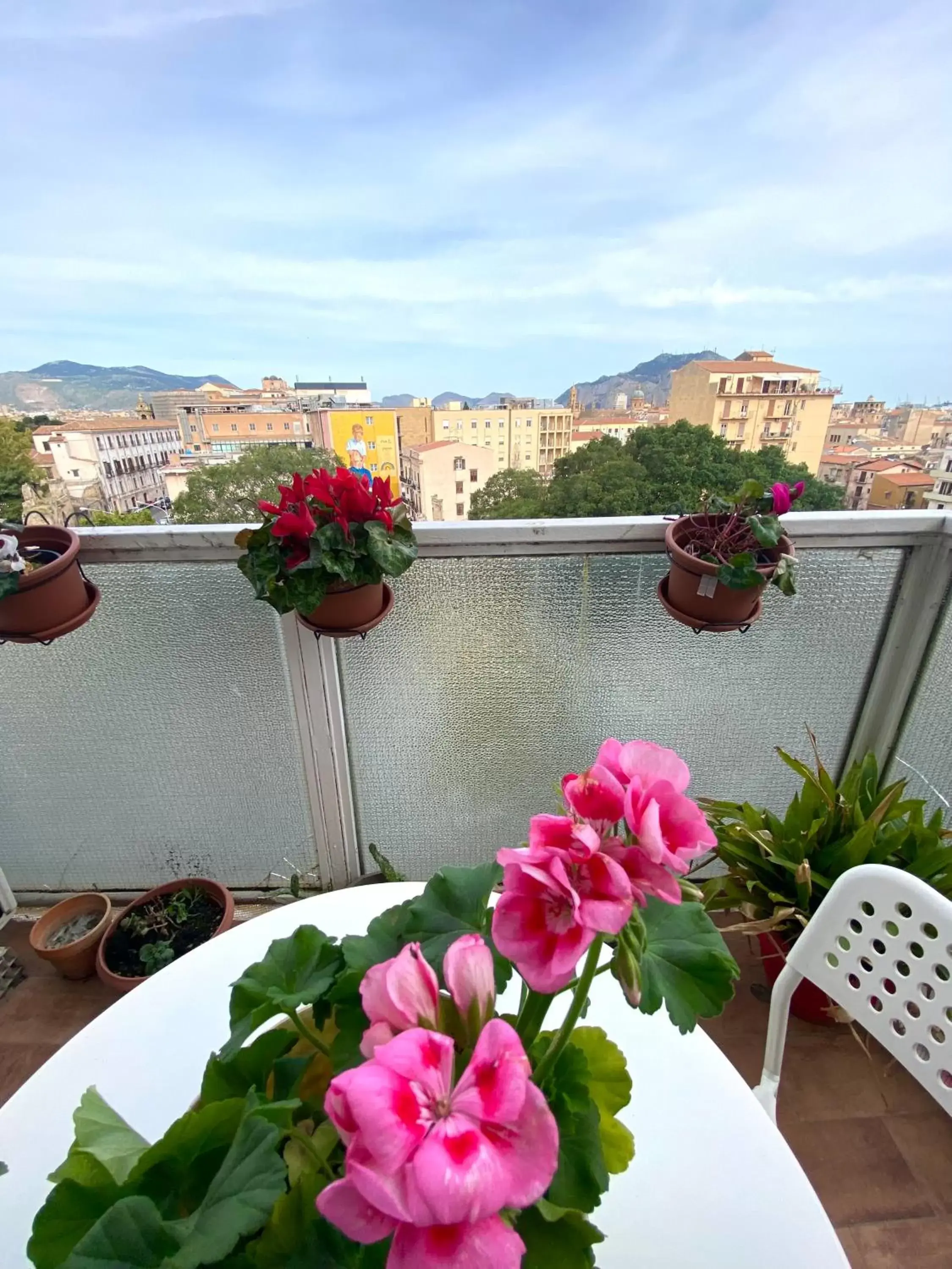 View (from property/room), Balcony/Terrace in LeAlbe di Sicilia