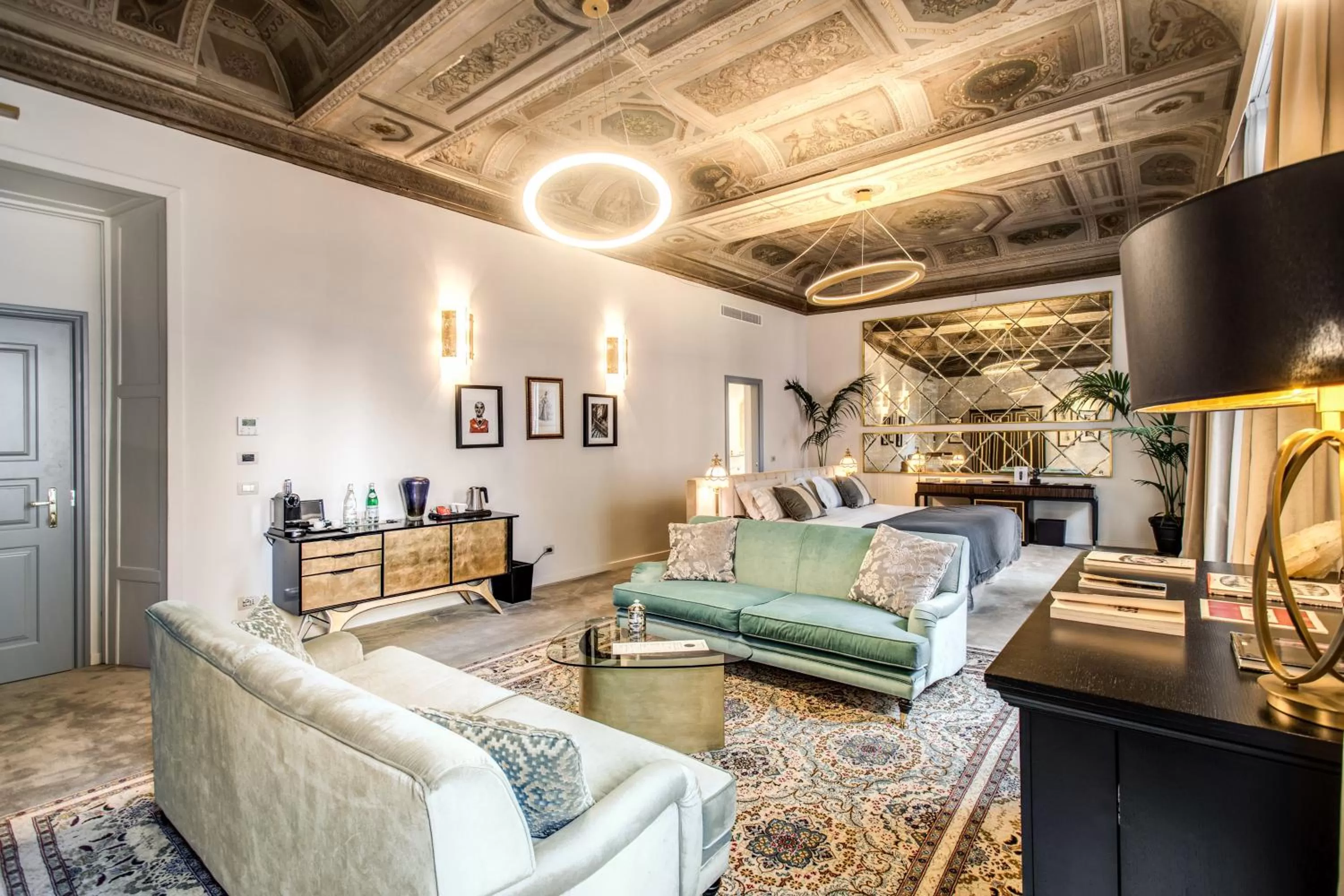 Bed in Martius Private Suites Hotel