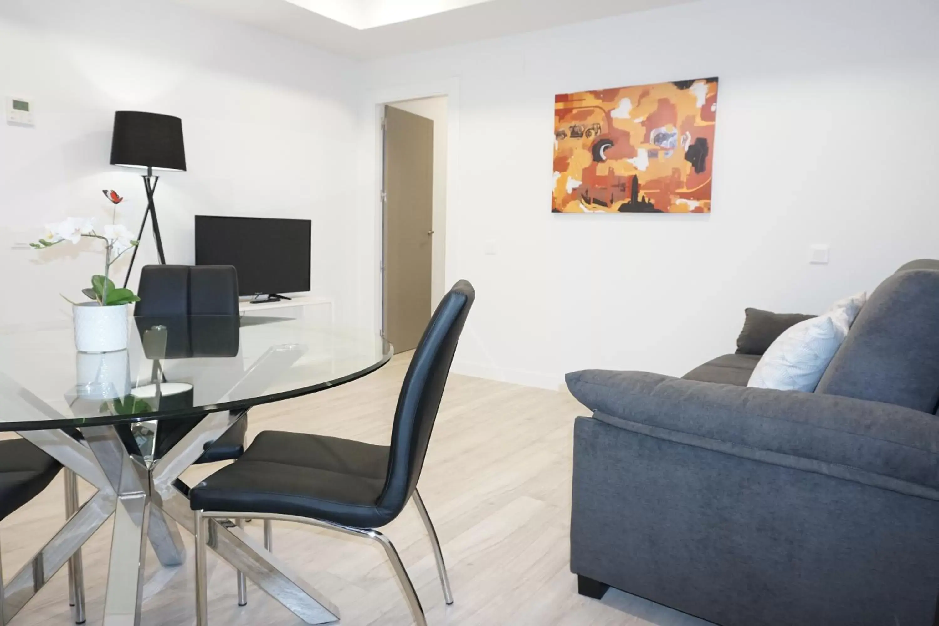 TV and multimedia, Seating Area in Inés Luna Suites