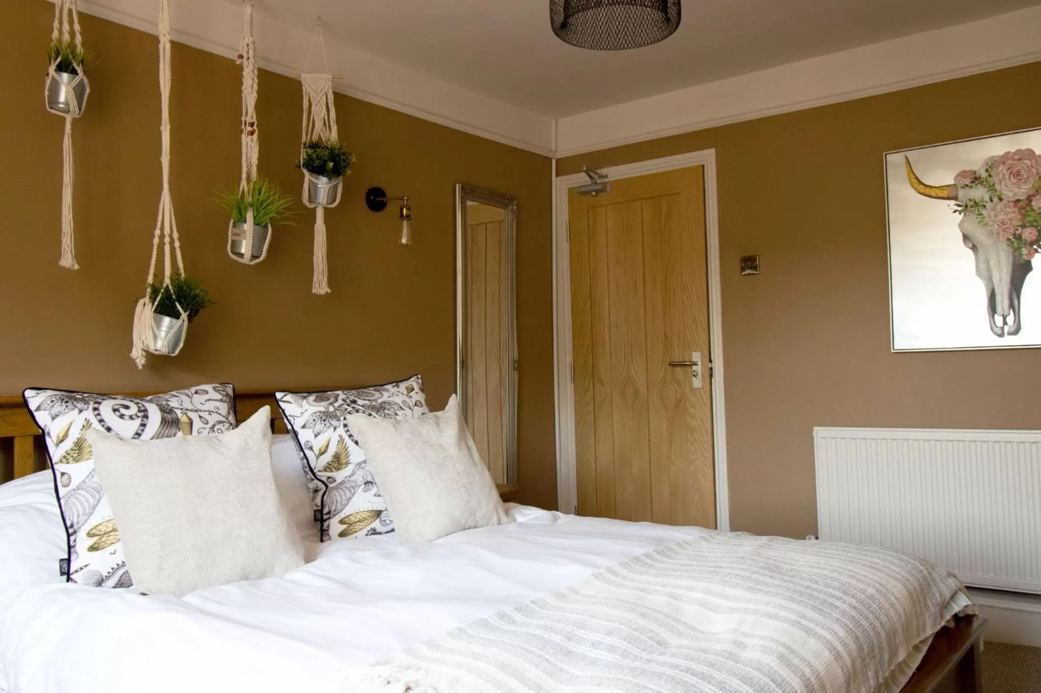 Bed in The Riverside Rooms