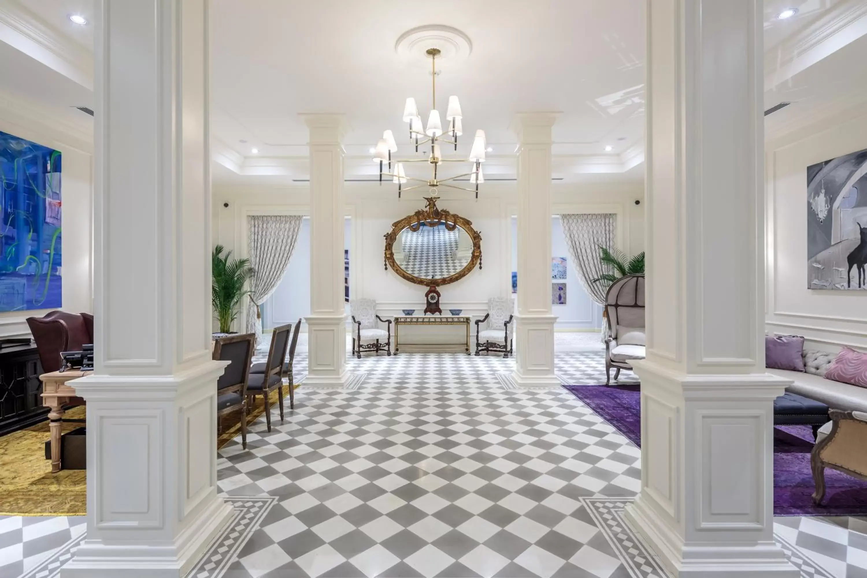 Lobby or reception in Hotel del Parque