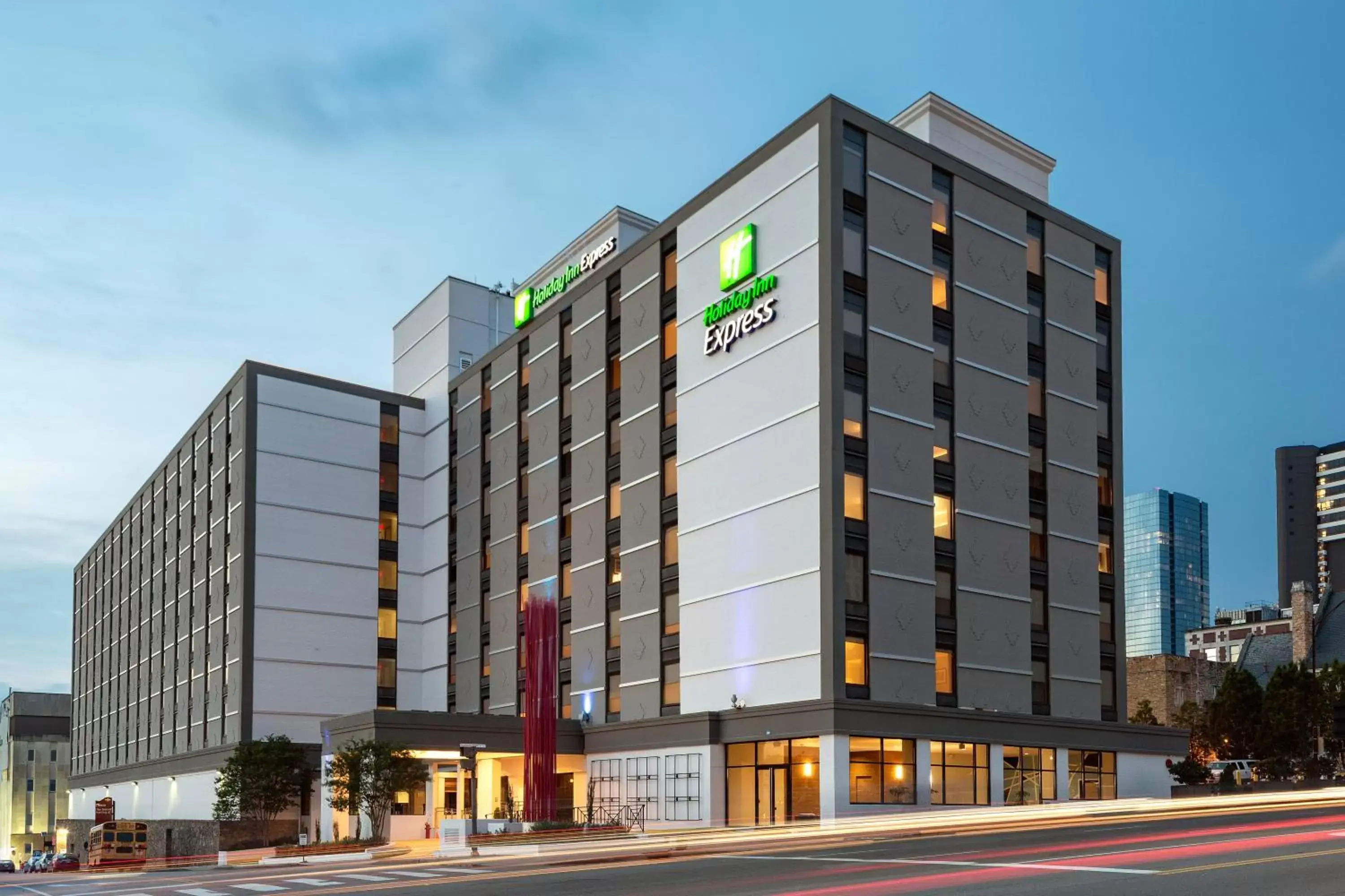 Property building in Holiday Inn Express Nashville-Downtown Conference Center, an IHG Hotel