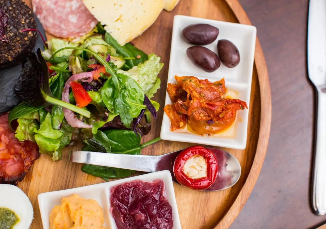 Food and drinks in Castle Hotel Macroom