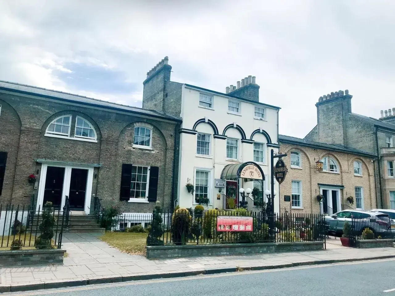 Facade/entrance, Property Building in Lensfield Hotel