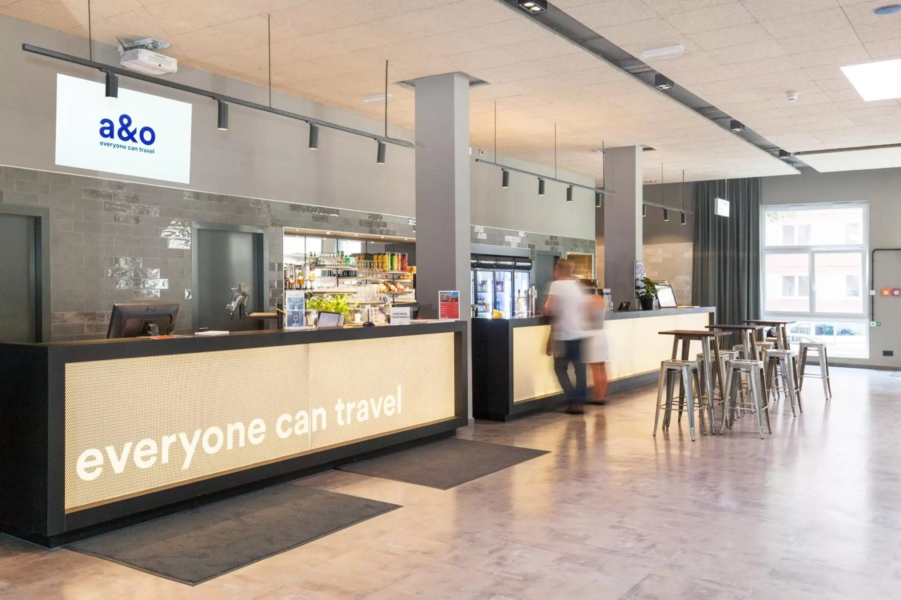 Lobby or reception in a&o Berlin Mitte Lobby or reception in a&o Berlin Mitte