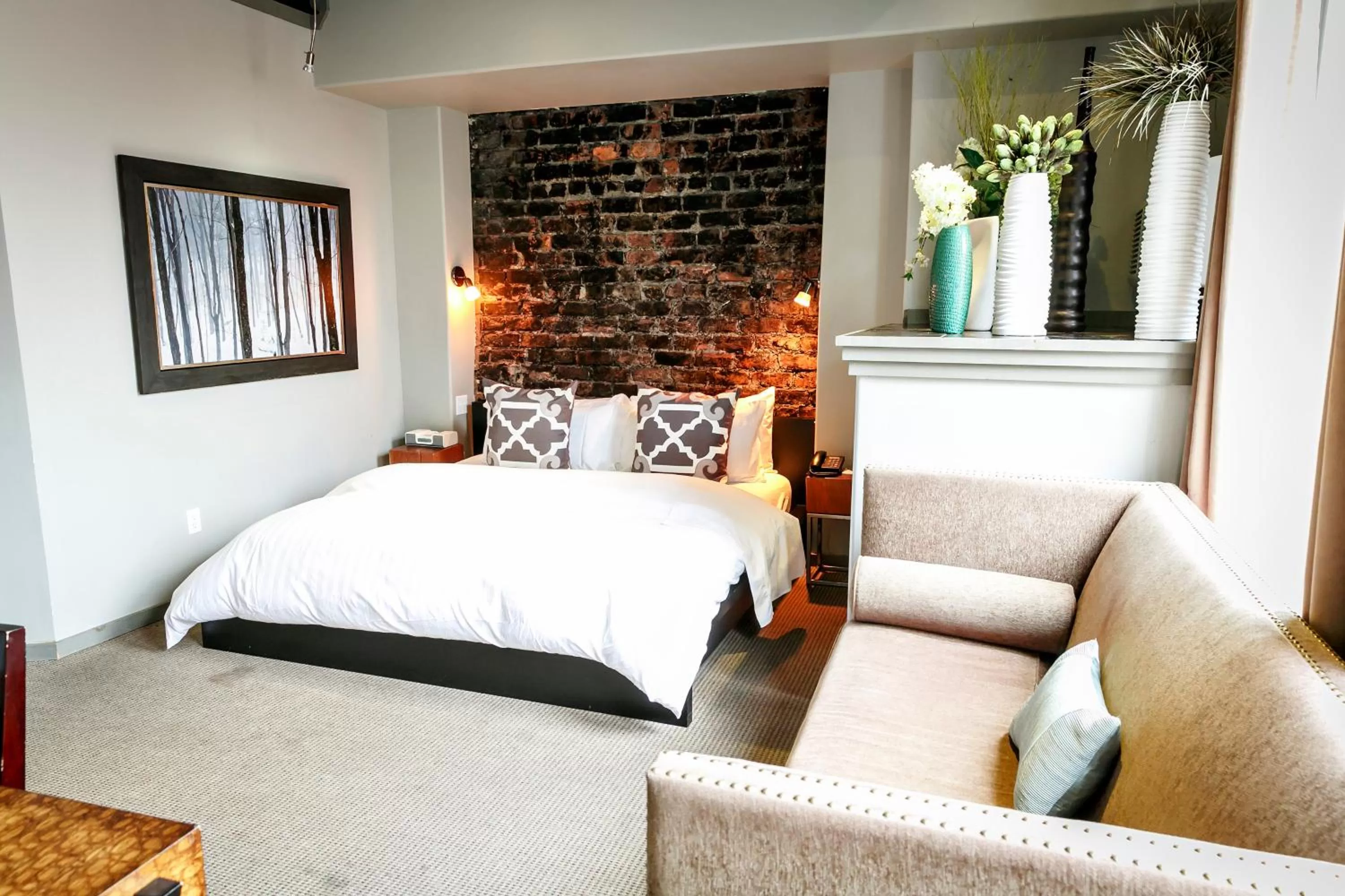 Balcony/Terrace, Bed in Blue on Water