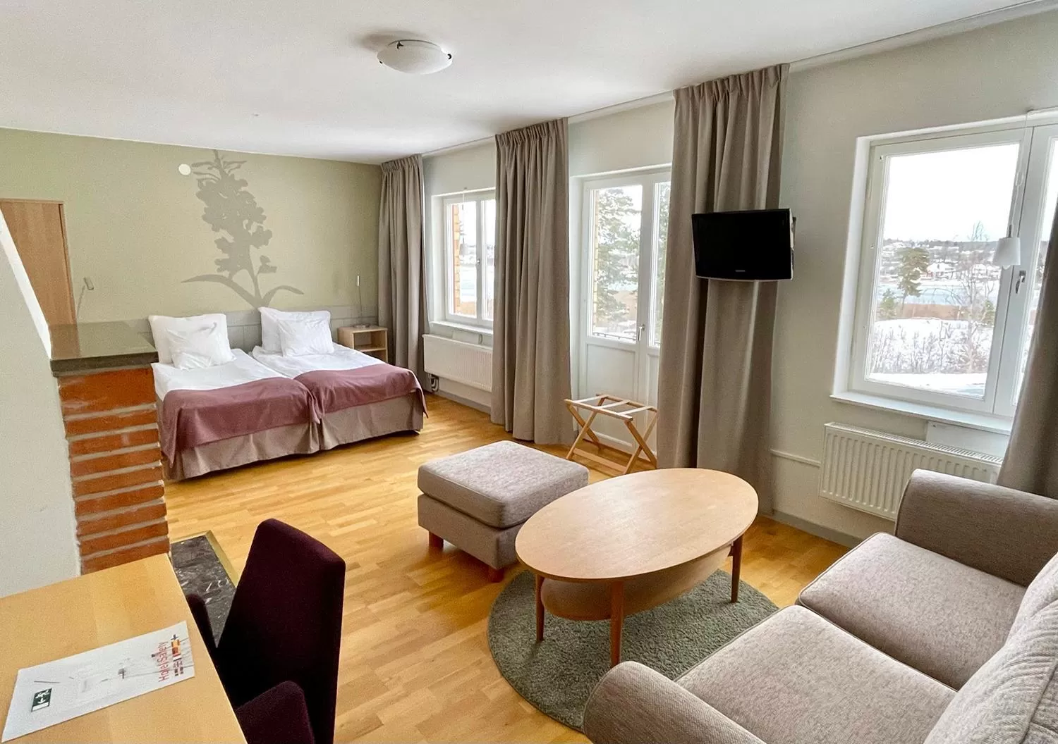 Bedroom, Bed in Runö Möten & Events