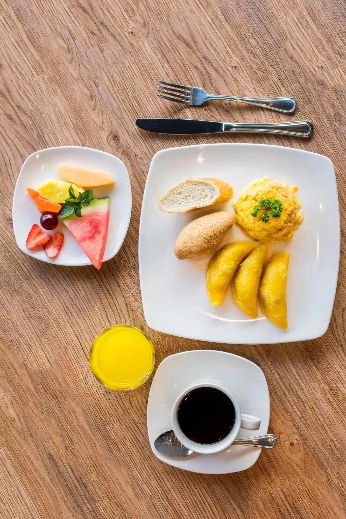 Food close-up, Breakfast in Hotel Ibis Cali Granada