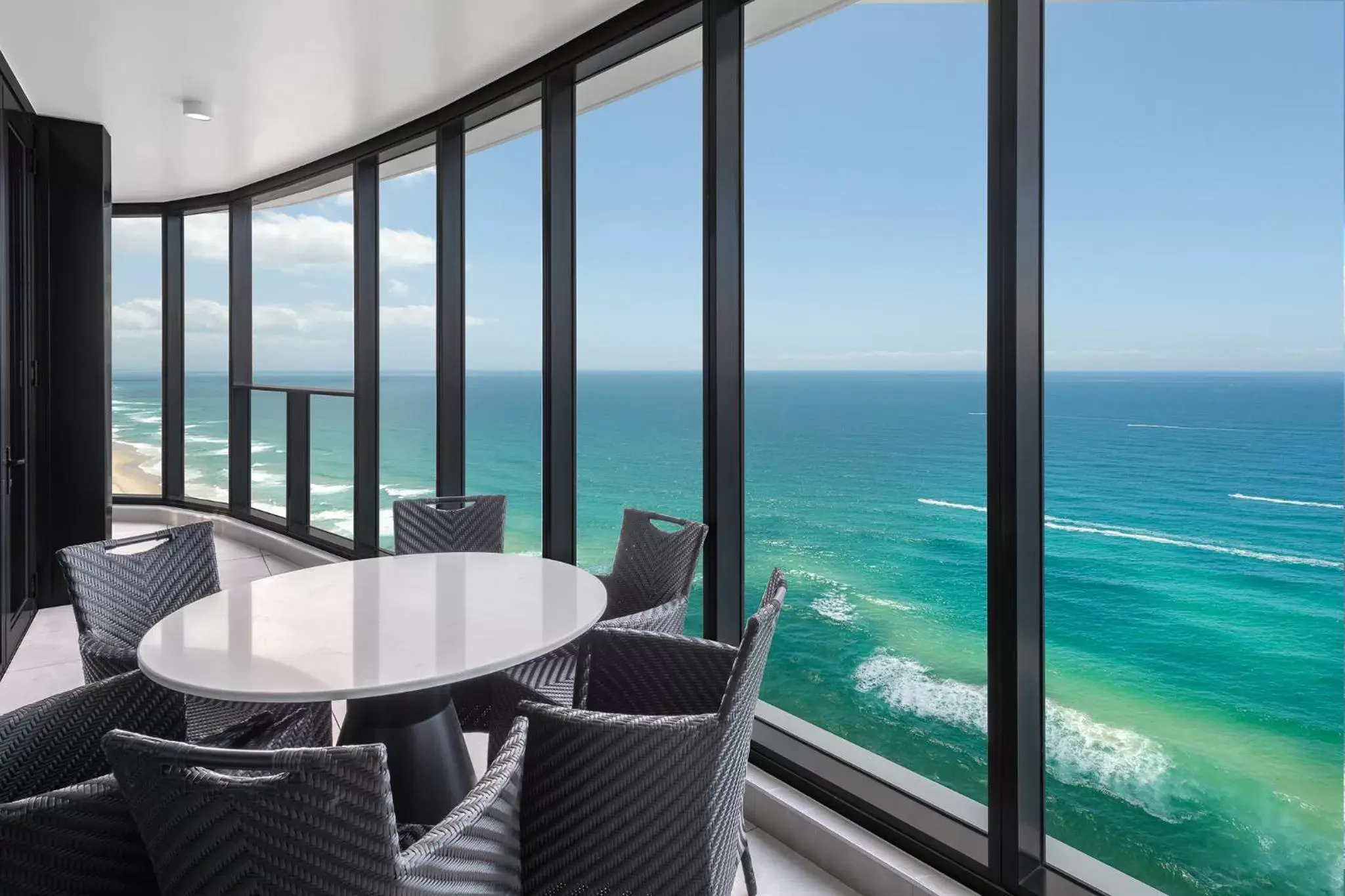 View (from property/room), Sea View in Meriton Suites Surfers Paradise