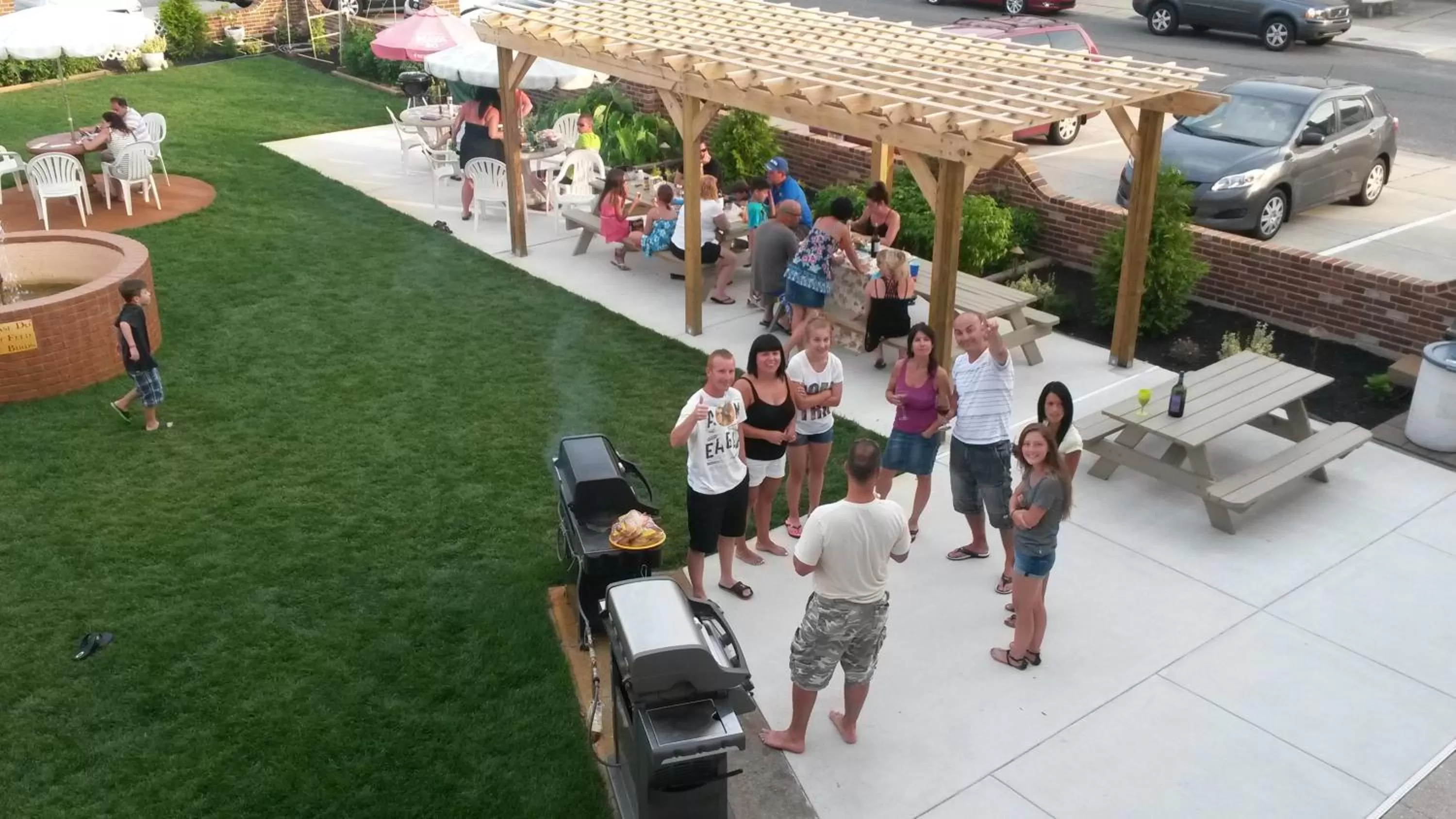 Facade/entrance in Blue Water Motel