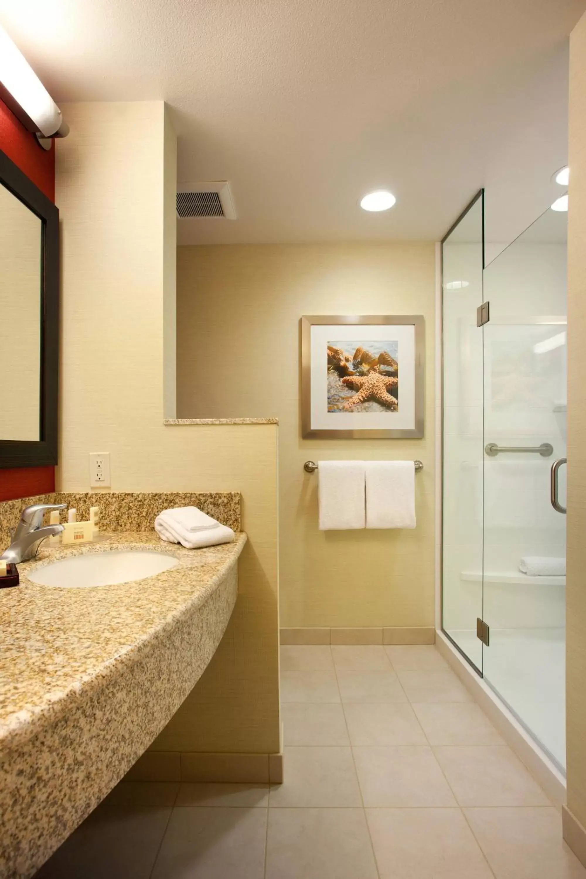 Bathroom in Courtyard by Marriott San Diego Oceanside