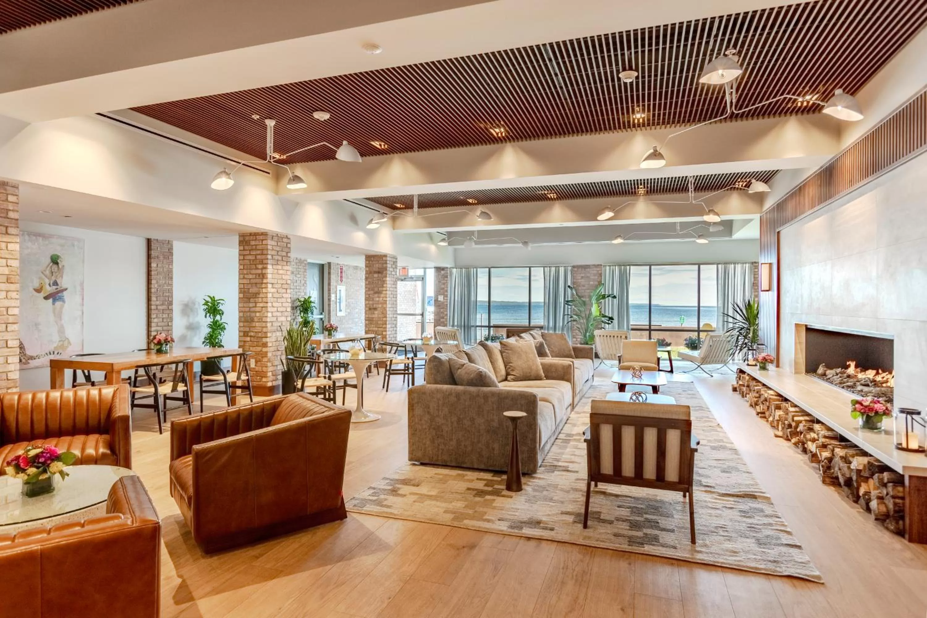 Seating area in Delamar Traverse City