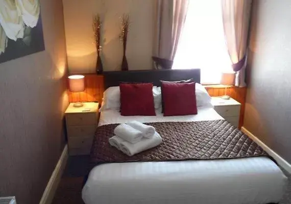 Bed in the cumbrian hotel