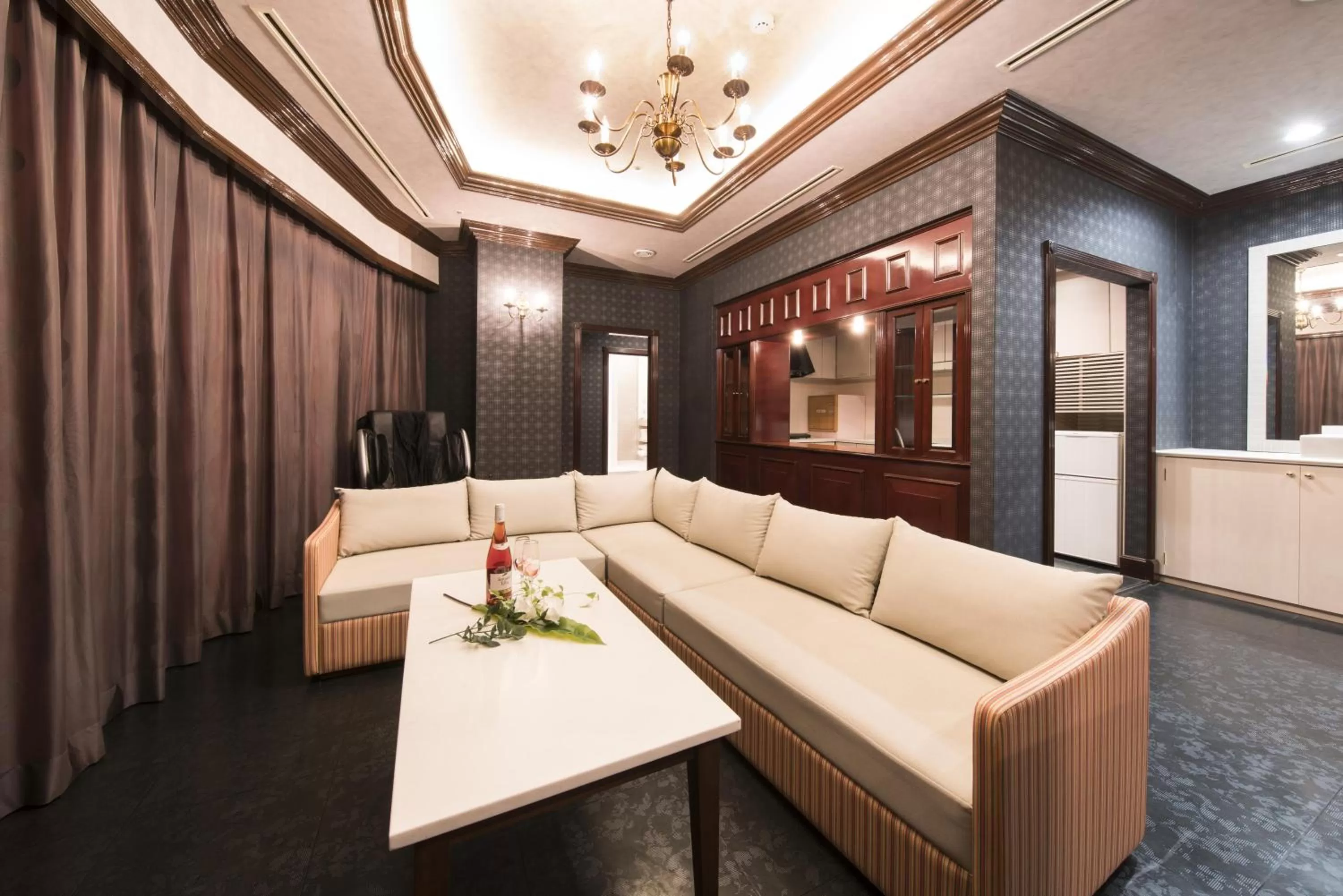 Living room in Hotel Alps