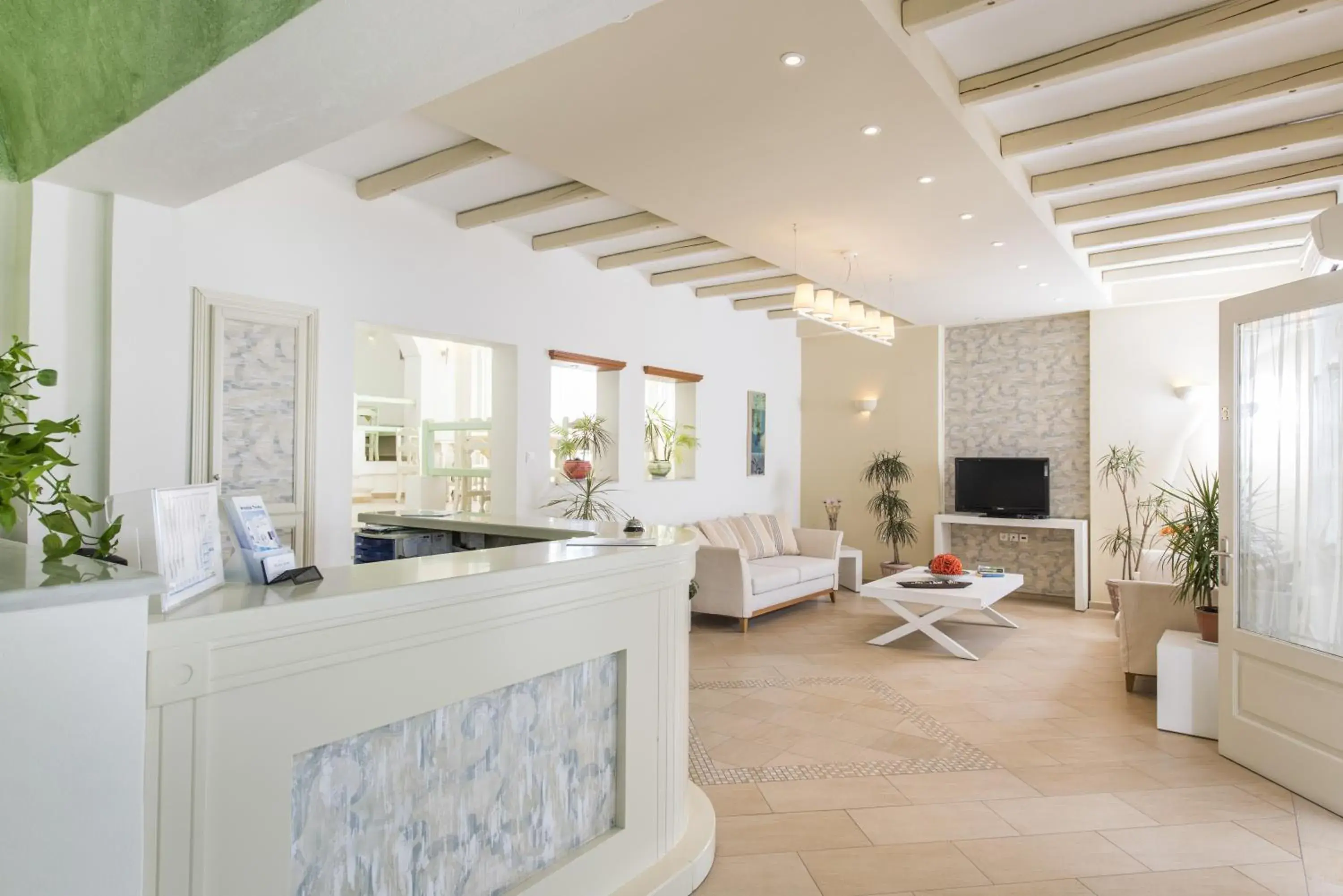 Lobby or reception in Nissos Thira Lobby or reception in Nissos Thira