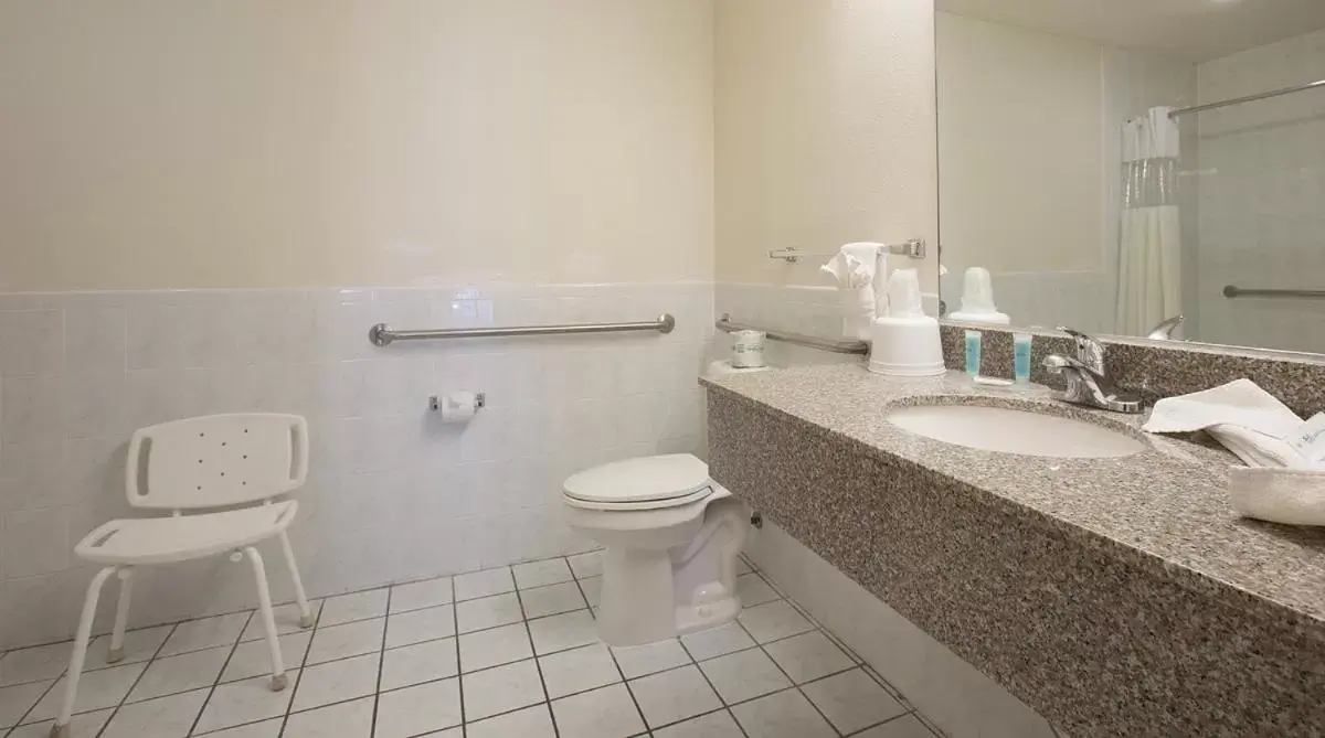 Bathroom in Regency Inn at San Francisco Airport