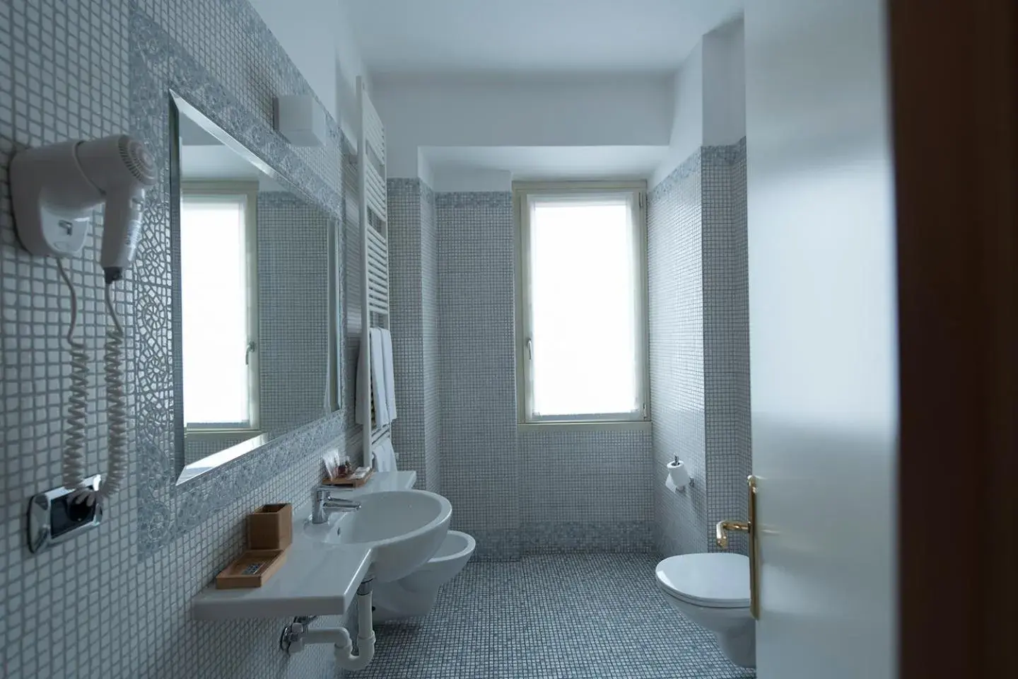 Bathroom in Hotel Villa Colico