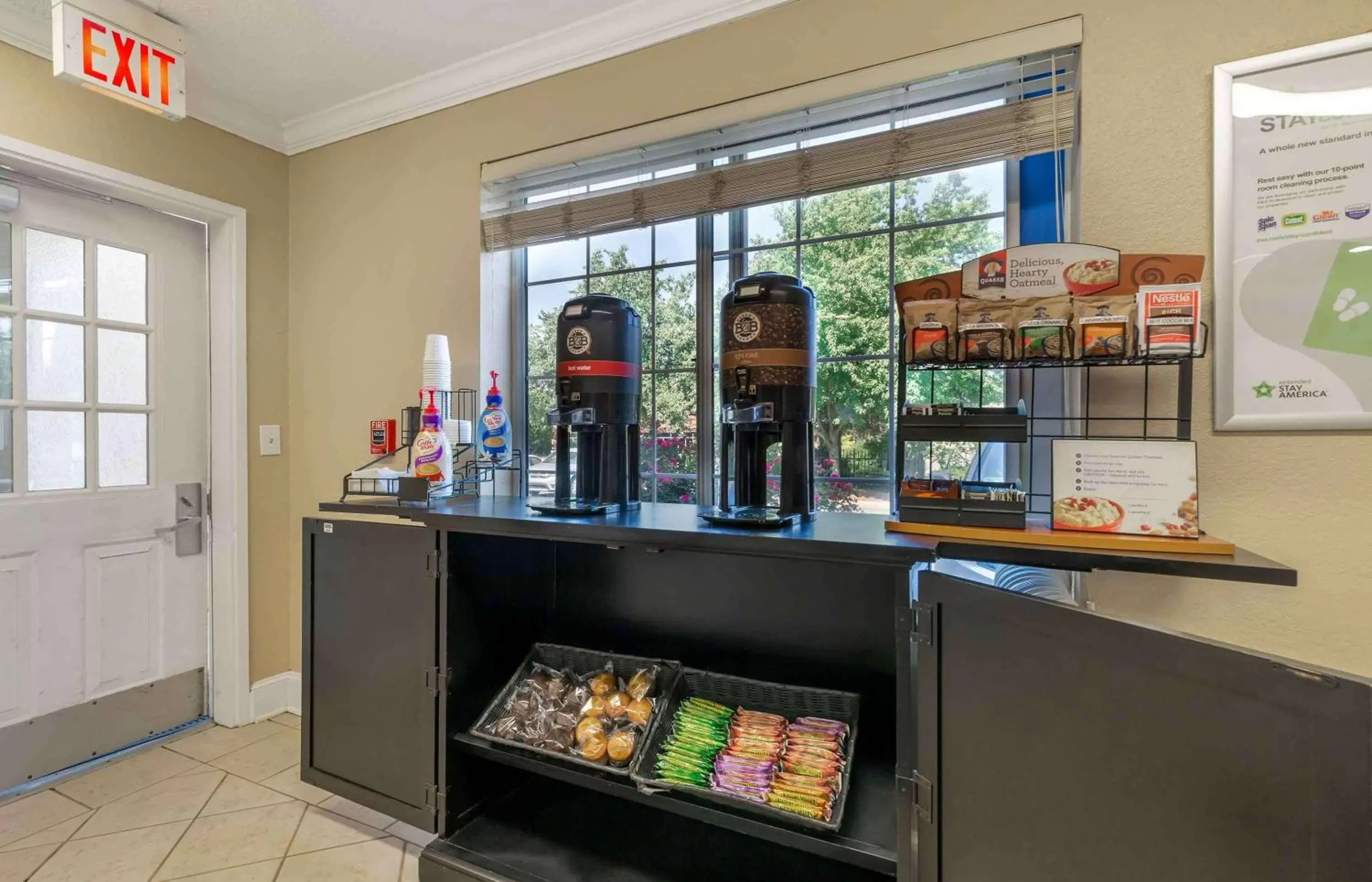 Breakfast in Extended Stay America Suites - Washington, DC - Sterling - Dulles