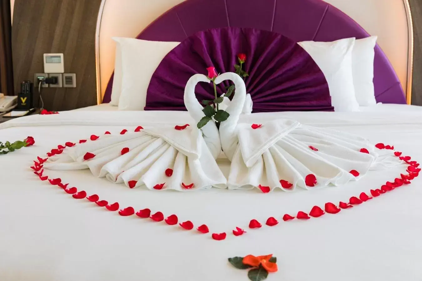 Shower, Bed in V Hotel Nha Trang