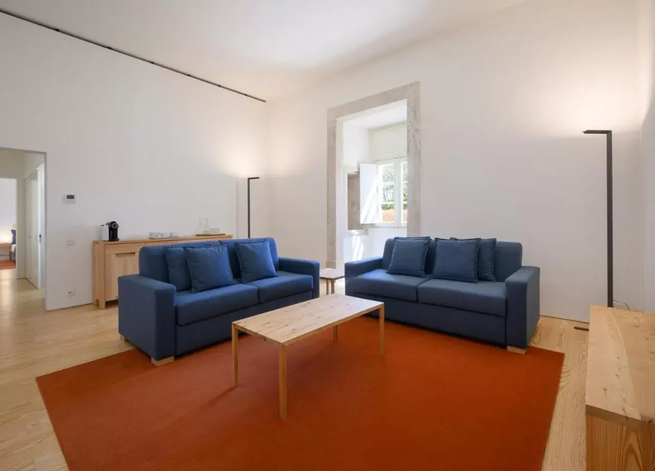 Seating Area in Montebelo Mosteiro de Alcobaça Historic Hotel