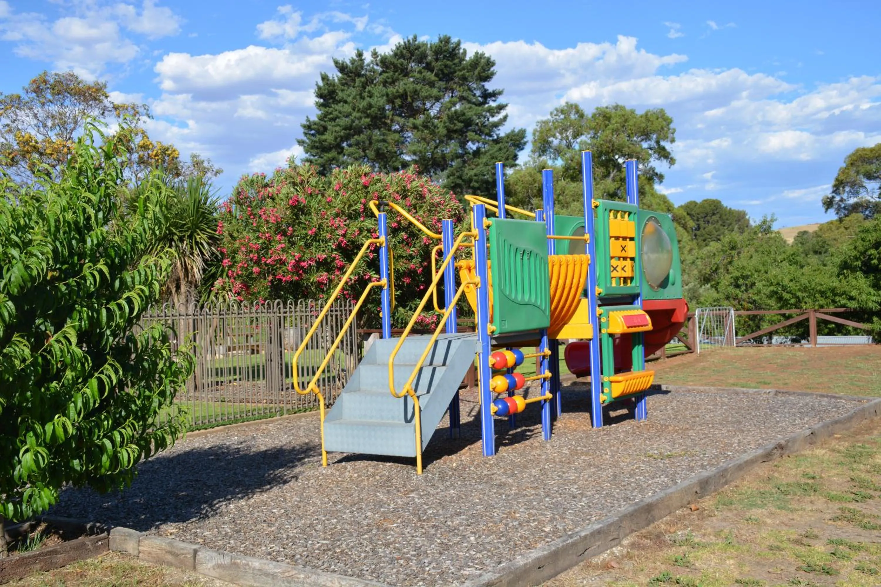 Children play ground in Angaston Vineyards Motel