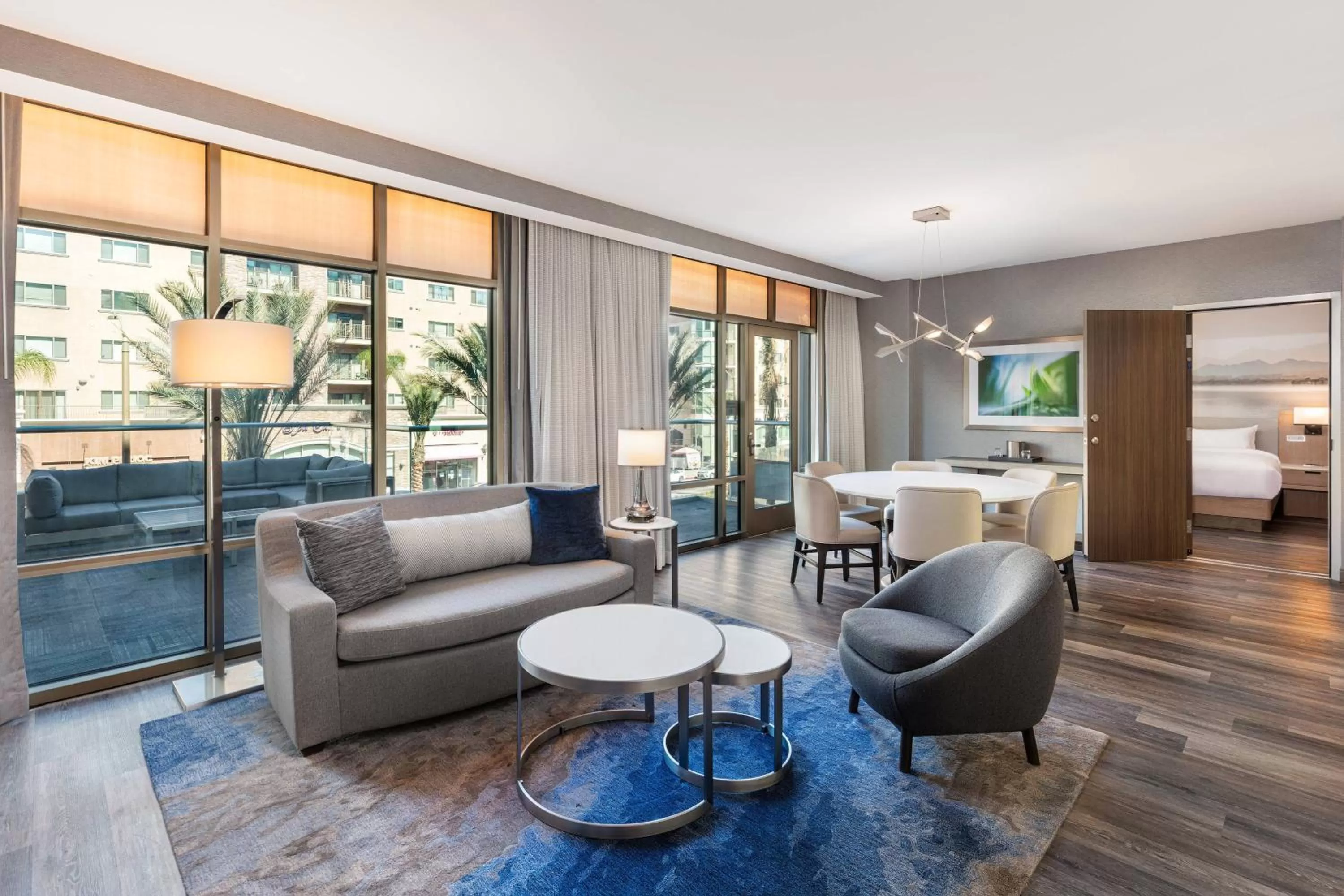 Living room in Courtyard by Marriott Los Angeles Monterey Park