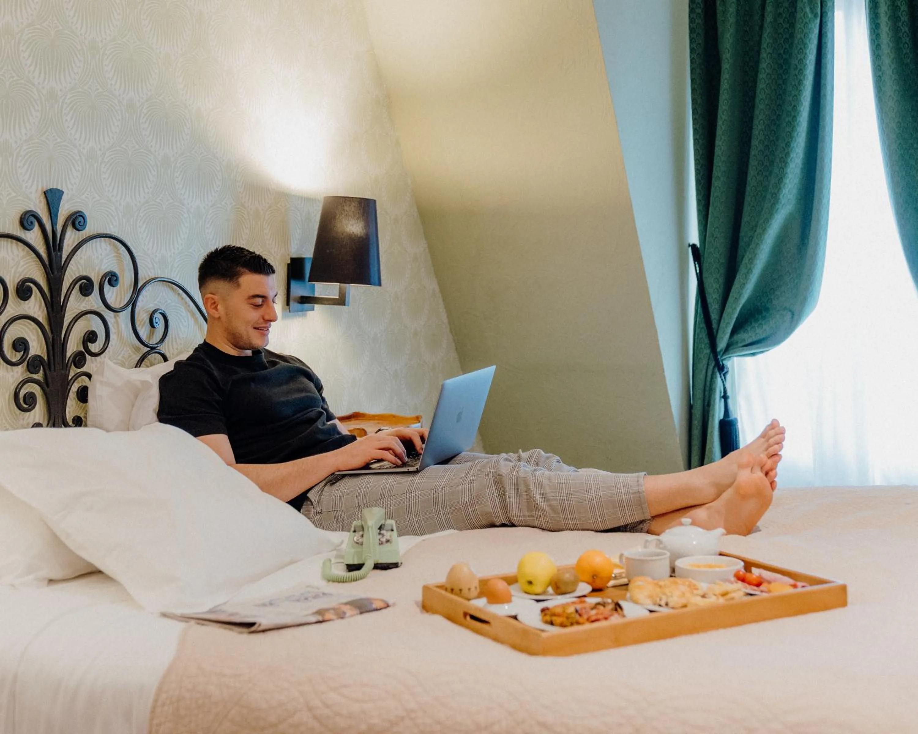 Food and drinks, Bed in Hotel Le Grimaldi by Happyculture