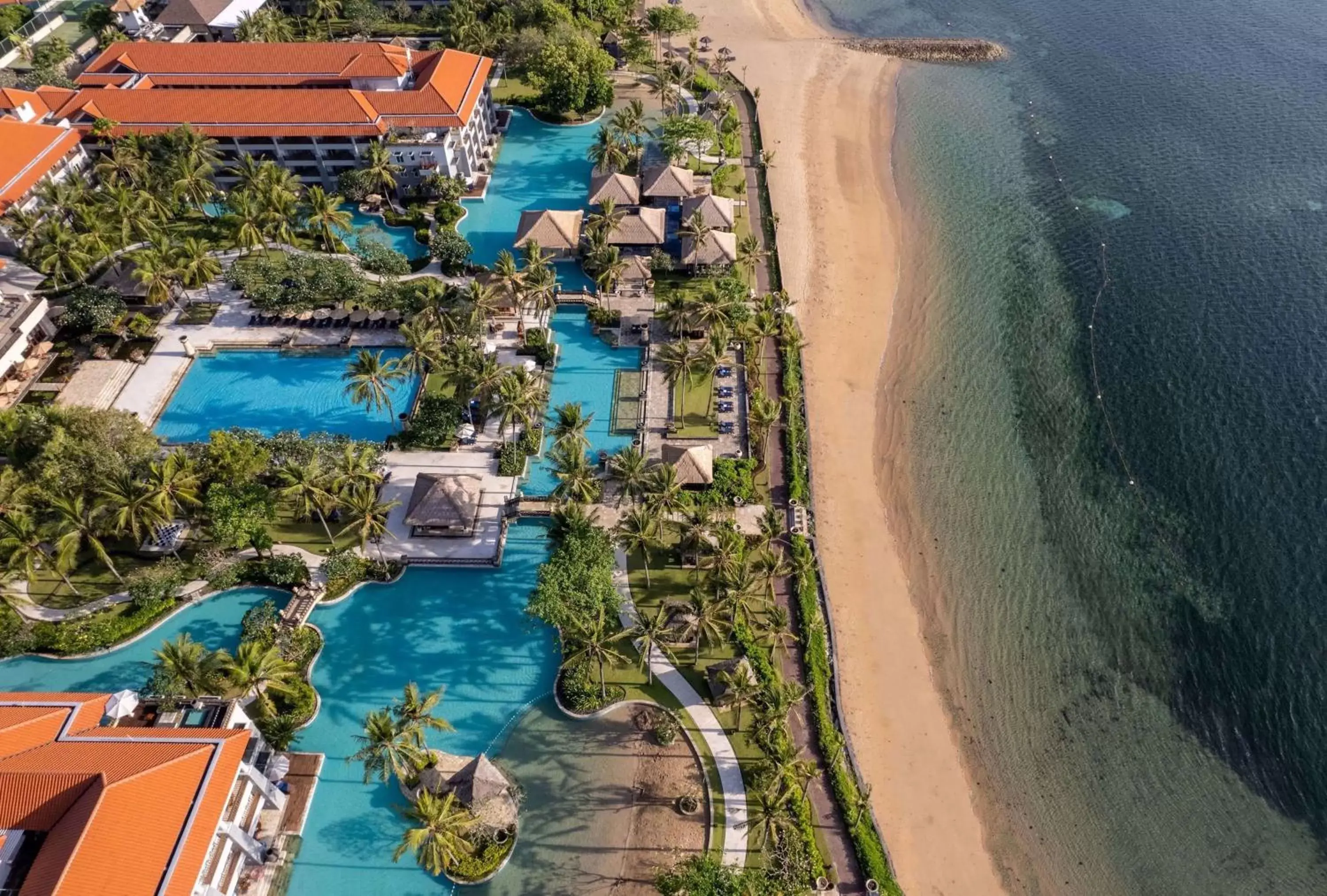 Pool view, Bird's-eye View in Conrad Bali