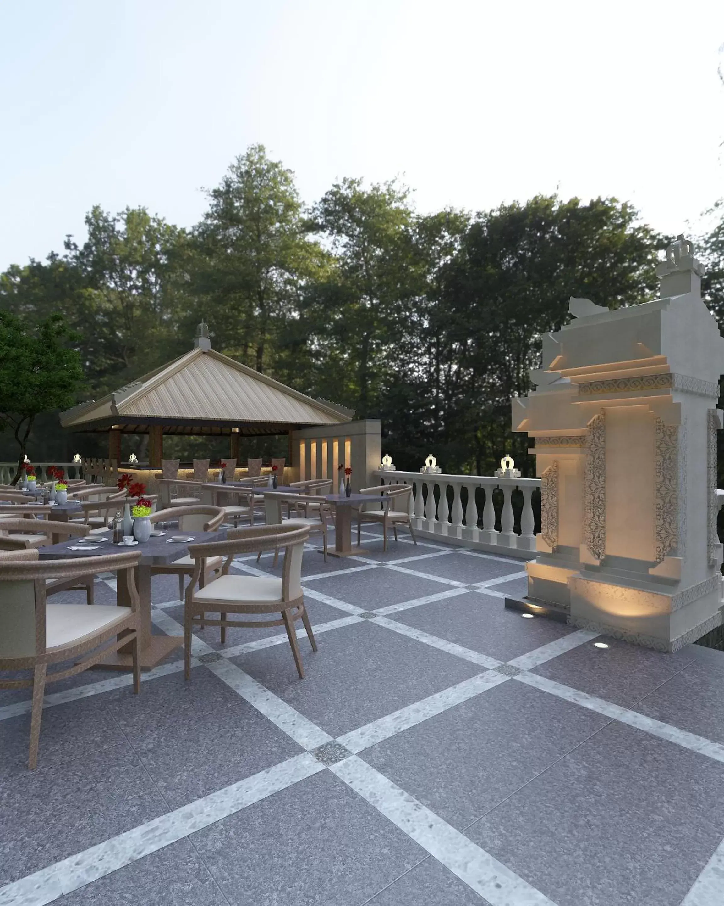 Lounge or bar in SereS Springs Resort & Spa, Singakerta
